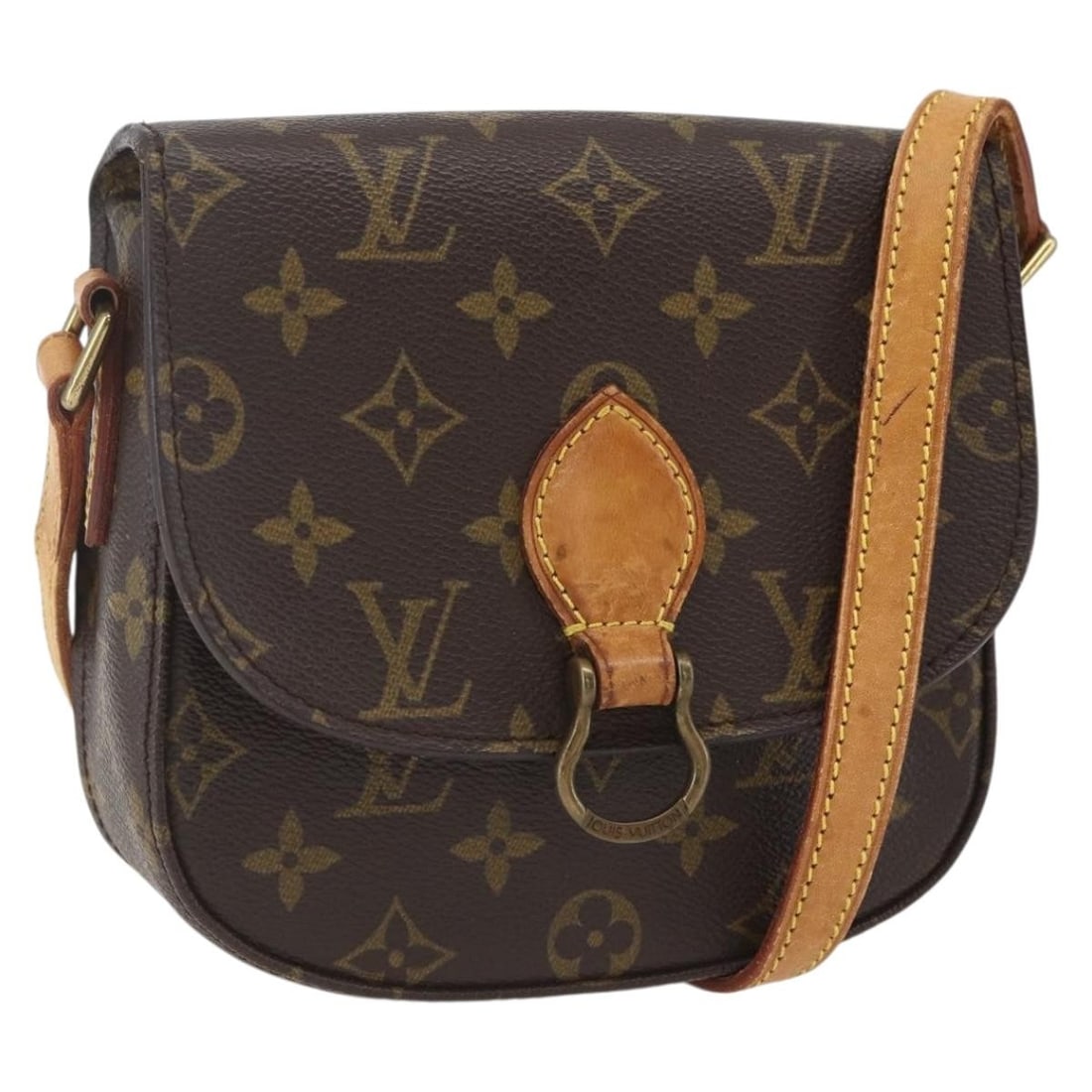 Louis Vuitton Saint Cloud PM Monogram Canvas Shoulder Bag M51244: Louis Vuitton Saint Cloud PM Monogram Canvas Shoulder Bag M51244 This LOUIS VUITTON Saint Cloud PM shoulder bag features the classic monogram canvas and was crafted in France. The bag measures approxi