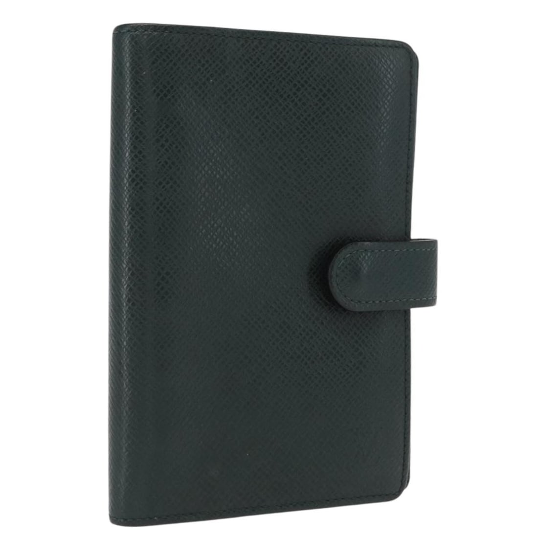 Epicea Taiga Leather Agenda PM Day Planner Cover R20424 by Louis Vuitton: Epicea Taiga Leather Agenda PM Day Planner Cover R20424 by Louis Vuitton This Louis Vuitton Taiga Agenda PM day planner cover is crafted from Taiga leather in the Epicea color. It features an address