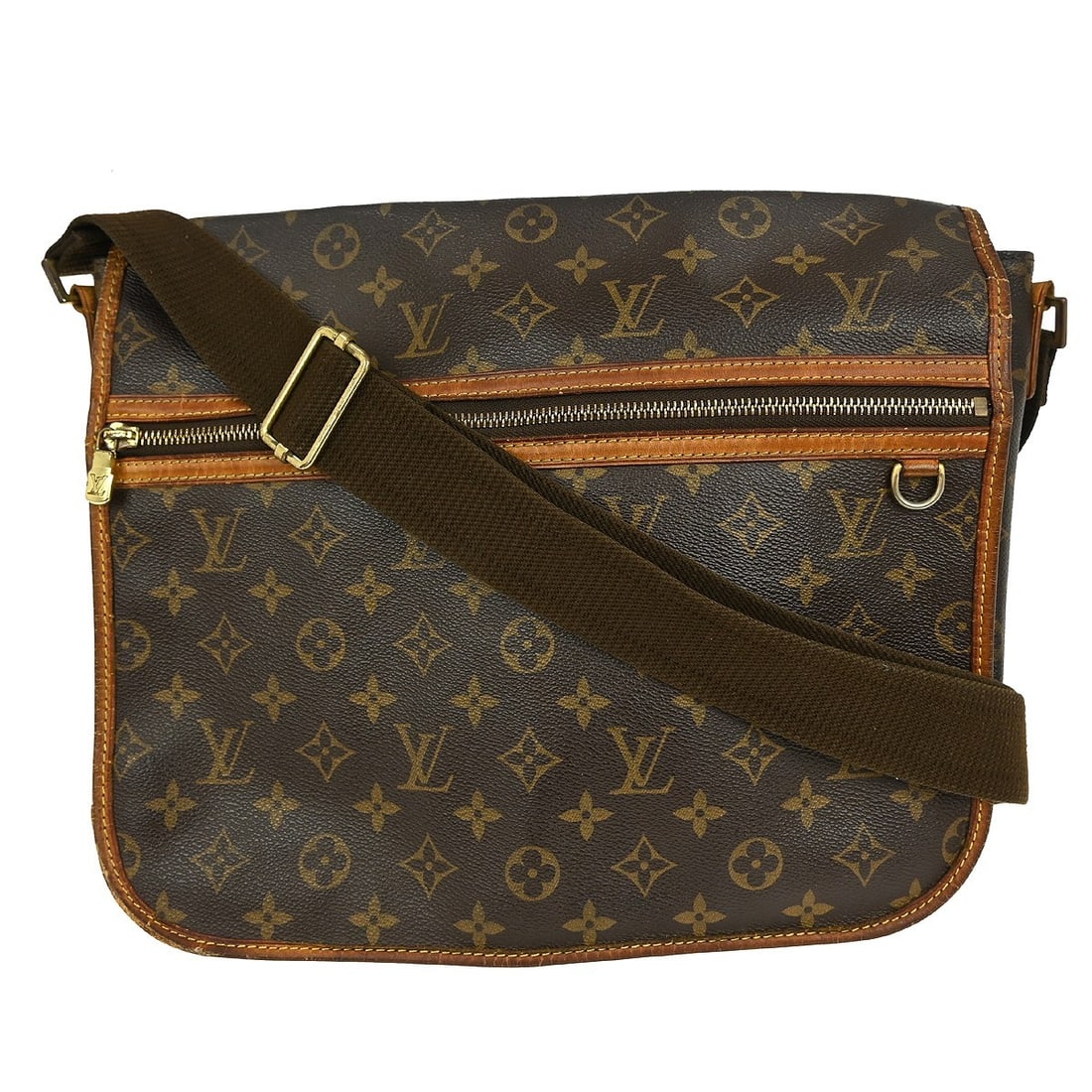 Louis Vuitton Bosphore GM Monogram Canvas Messenger Shoulder Bag M40105: Louis Vuitton Bosphore GM Monogram Canvas Messenger Shoulder Bag M40105 This Louis Vuitton Messenger Bosphore GM shoulder bag features the iconic monogram canvas leather exterior with a brown color sc