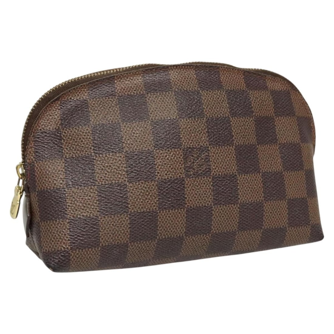 LOUIS VUITTON Damier Ebene Cosmetic PM Pouch N47516 Auth Spain (1 of 18)