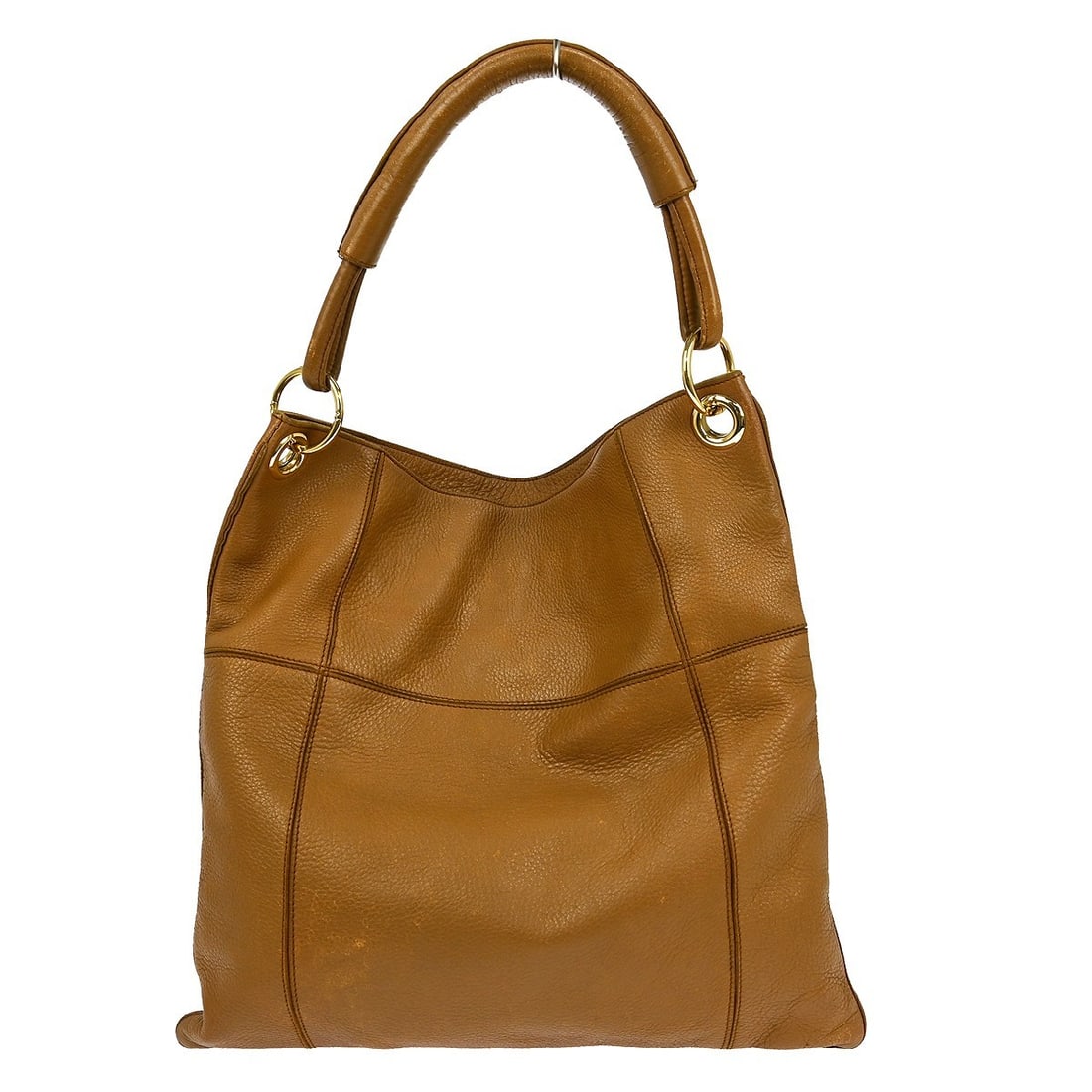 Bottega Veneta Intrecciato Brown Leather Top Handle Bag Medium (1 of 12)