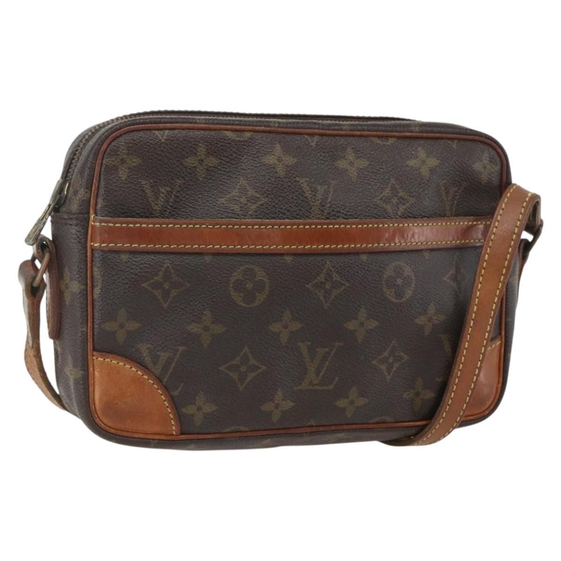 Louis Vuitton Trocadero 23 Monogram Canvas Shoulder Bag M51276 France: Louis Vuitton Trocadero 23 Monogram Canvas Shoulder Bag M51276 France This Louis Vuitton Monogram Trocadero 23 shoulder bag is crafted from signature monogram canvas and features a classic shoulder ba