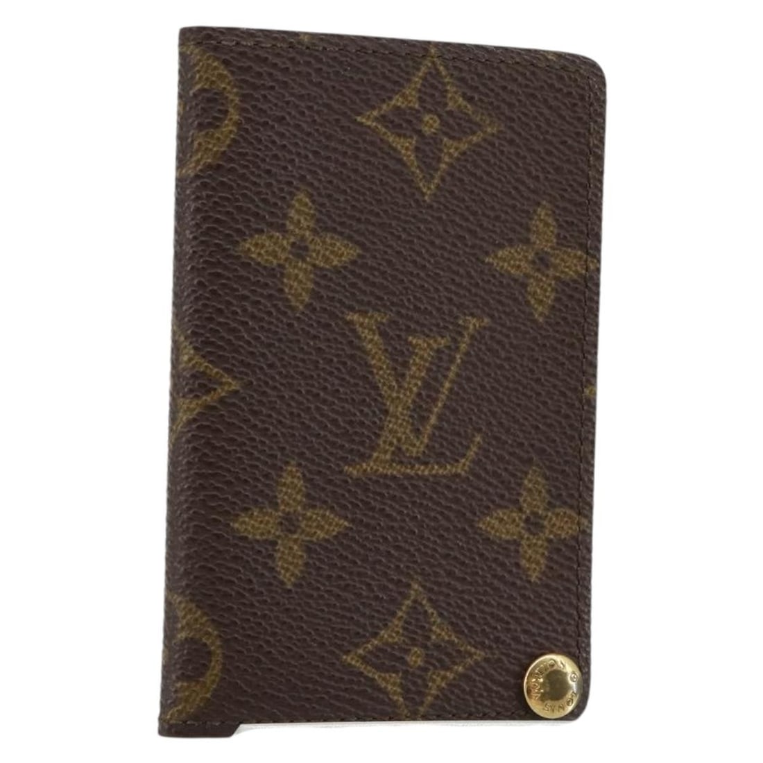 LOUIS VUITTON Monogram Card Case M60937 Auth France (1 of 16)