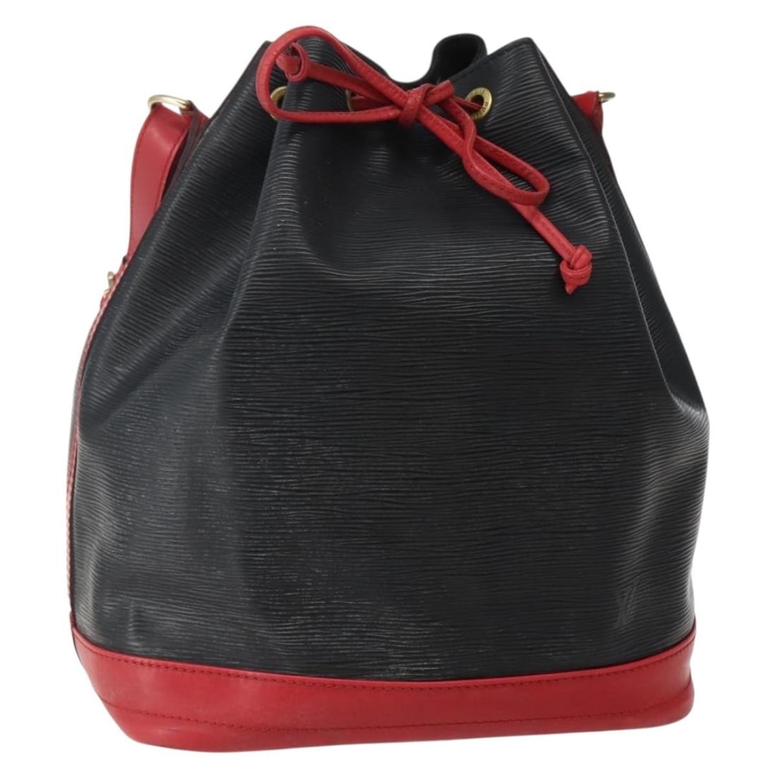 Louis Vuitton Epi Noe Shoulder Bag Bicolor Black Red M44017 Auth (1 of 18)