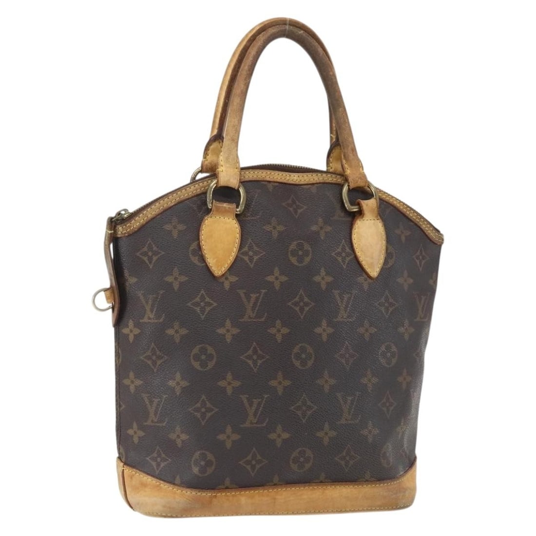 Louis Vuitton Lockit Monogram Canvas Handbag M40102 France: Louis Vuitton Lockit Monogram Canvas Handbag M40102 France This Louis Vuitton Monogram Lockit handbag features the signature monogram canvas exterior with a classic top-handle design. The bag includes