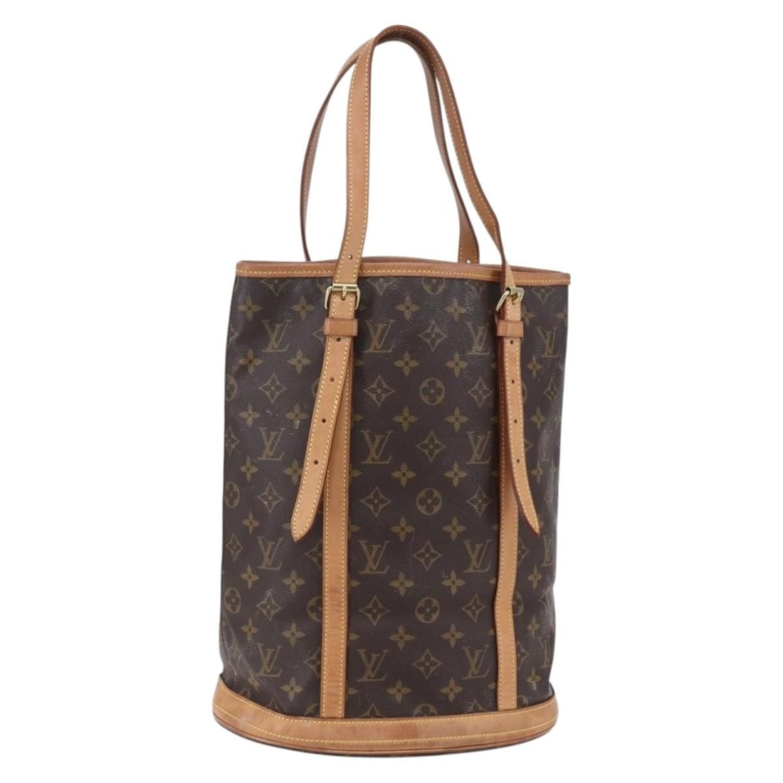 Louis Vuitton Monogram Bucket GM Shoulder Bag M42236 Authentic France (1 of 18)