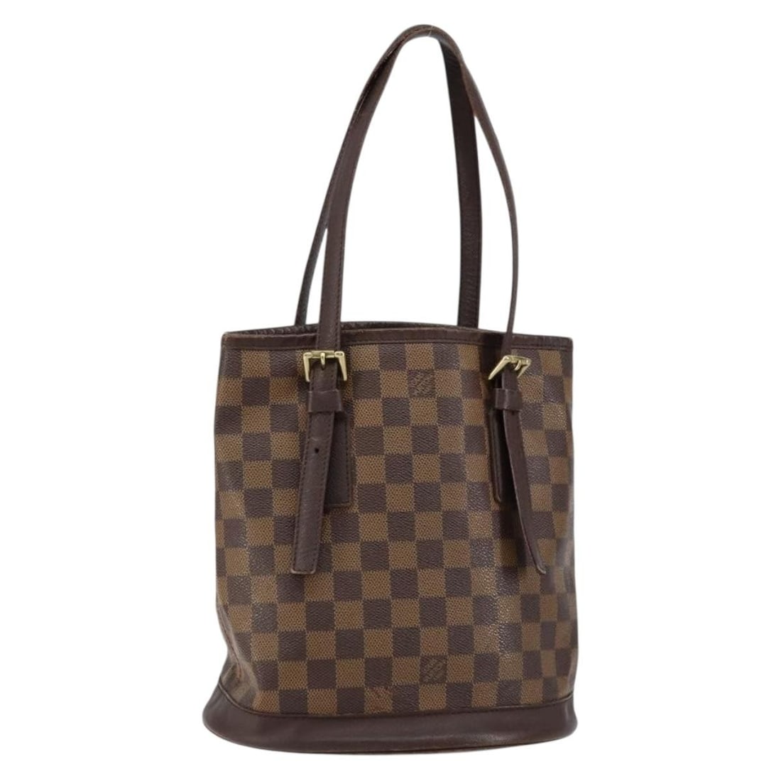 LOUIS VUITTON Damier Ebene Marais Shoulder Bag N42240 Auth France: LOUIS VUITTON Damier Ebene Marais Shoulder Bag N42240 Auth France This Louis Vuitton Damier Ebene Marais Shoulder Bag is a stylish and sophisticated accessory, crafted from durable Damier Ebene Canvas