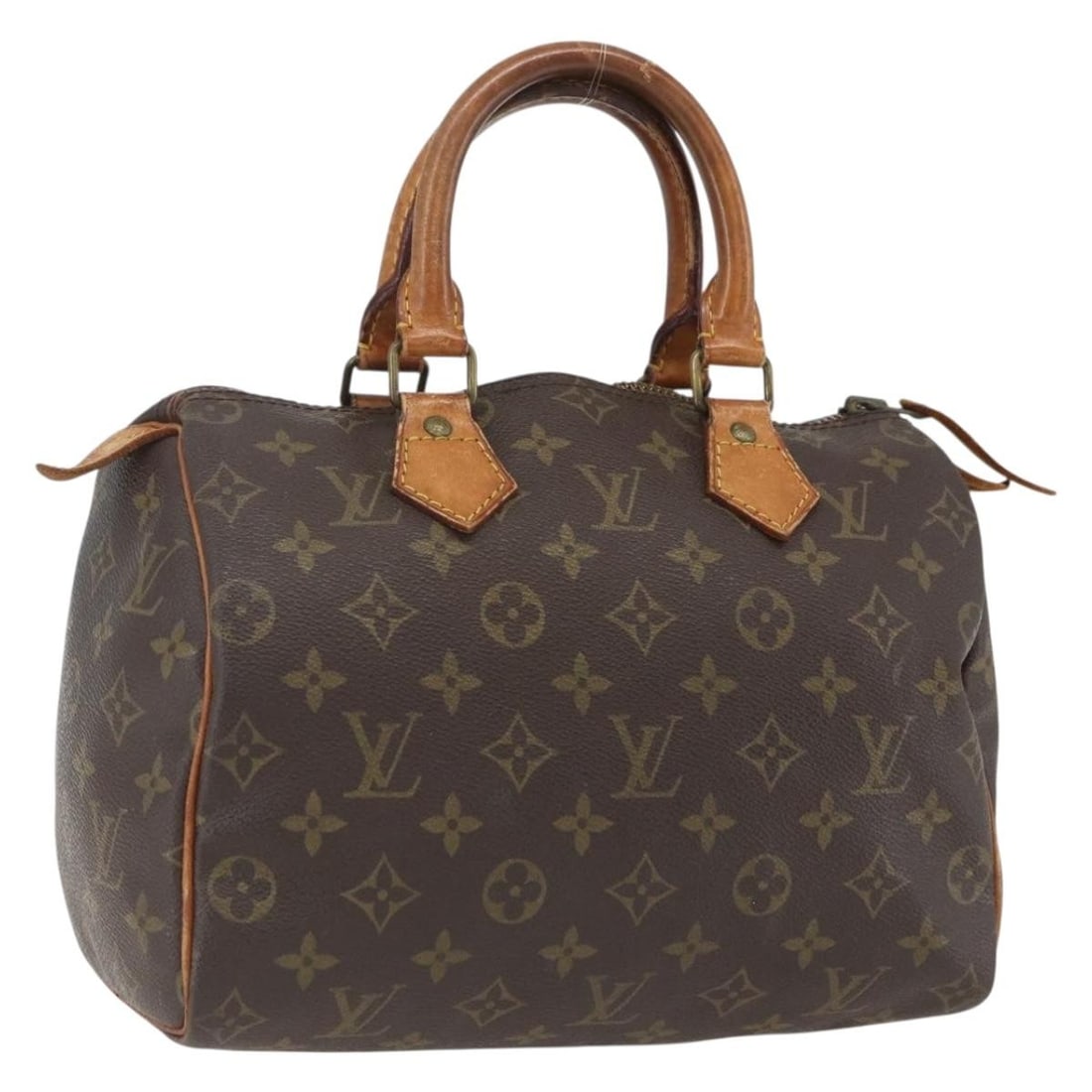 Speedy 25 Monogram Canvas Handbag by Louis Vuitton Model M41528: Speedy 25 Monogram Canvas Handbag by Louis Vuitton Model M41528 This is a vintage Louis Vuitton Monogram Speedy 25 handbag crafted from monogram canvas. The bag features a classic top-handle design an