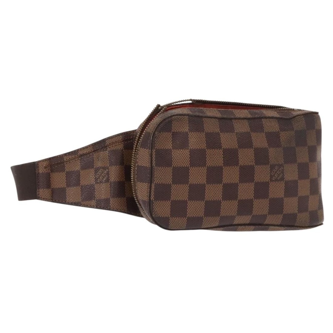 Louis Vuitton Geronimos Damier Ebene Canvas Shoulder Bag N51994: Louis Vuitton Geronimos Damier Ebene Canvas Shoulder Bag N51994 This is a Louis Vuitton Geronimos shoulder bag in Damier Ebene canvas, featuring a compact and versatile design. The bag is made in Spai