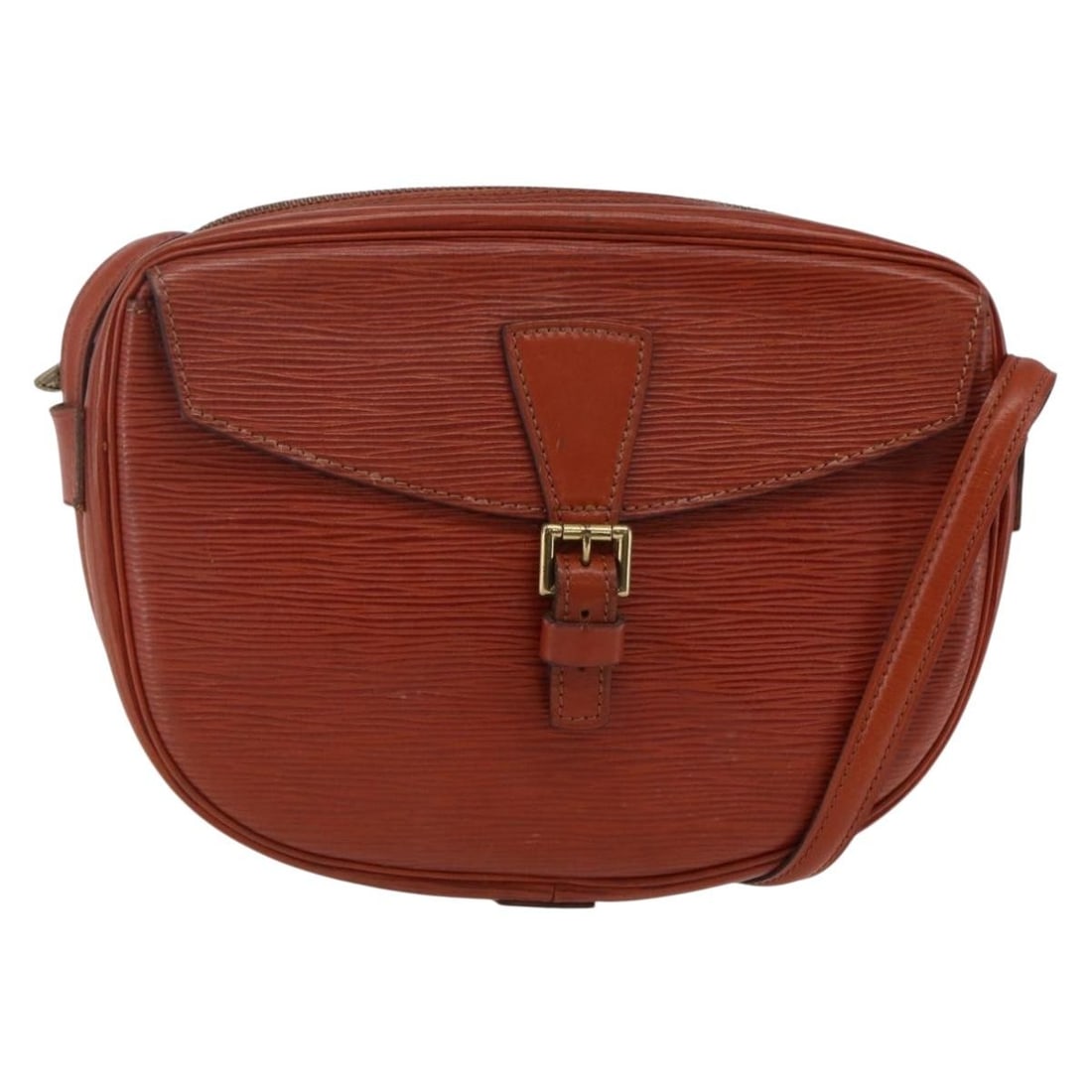 Louis Vuitton Epi Jeune Fille MM Shoulder Bag Kenya Brown M52153 Auth (1 of 18)