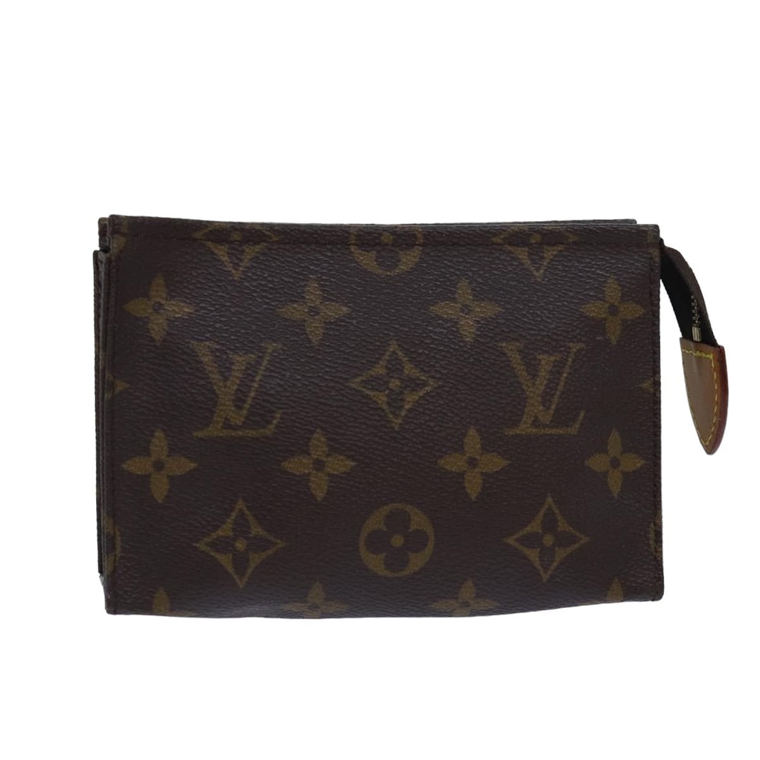 LOUIS VUITTON Monogram Poche Toilette 15 Pouch M47546 Made in France: LOUIS VUITTON Monogram Poche Toilette 15 Pouch M47546 Made in France The LOUIS VUITTON Monogram Poche Toilette 15 Pouch (M47546) is an iconic and stylish accessory, expertly crafted in France from dur