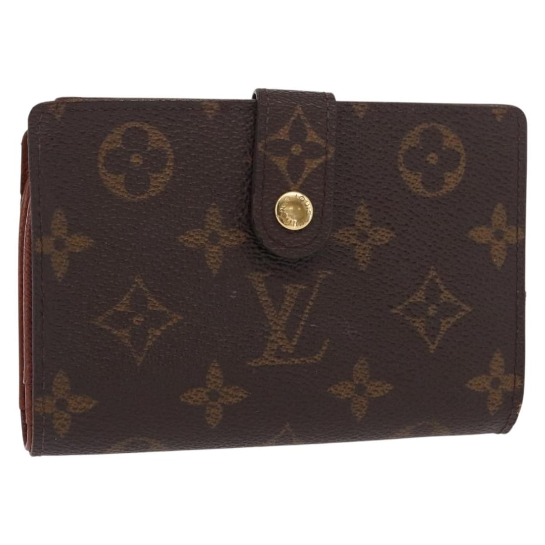 LOUIS VUITTON Monogram Porte Monnaie Billets Wallet M61663 Authentic France (1 of 18)