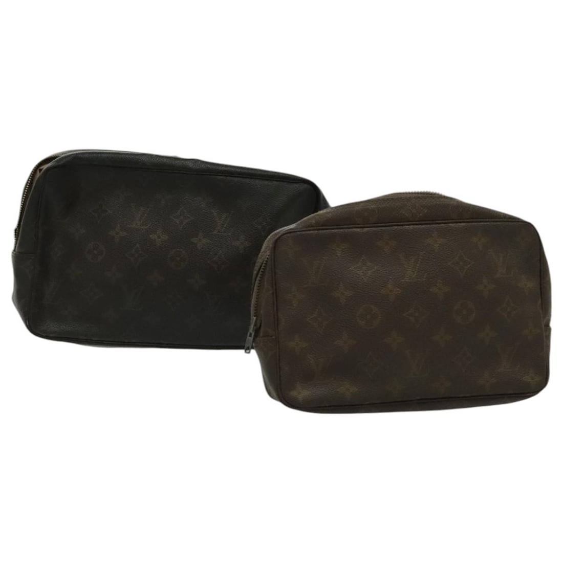 LOUIS VUITTON Monogram Trousse Toilette Clutch Bag 2Set Authentic (1 of 18)