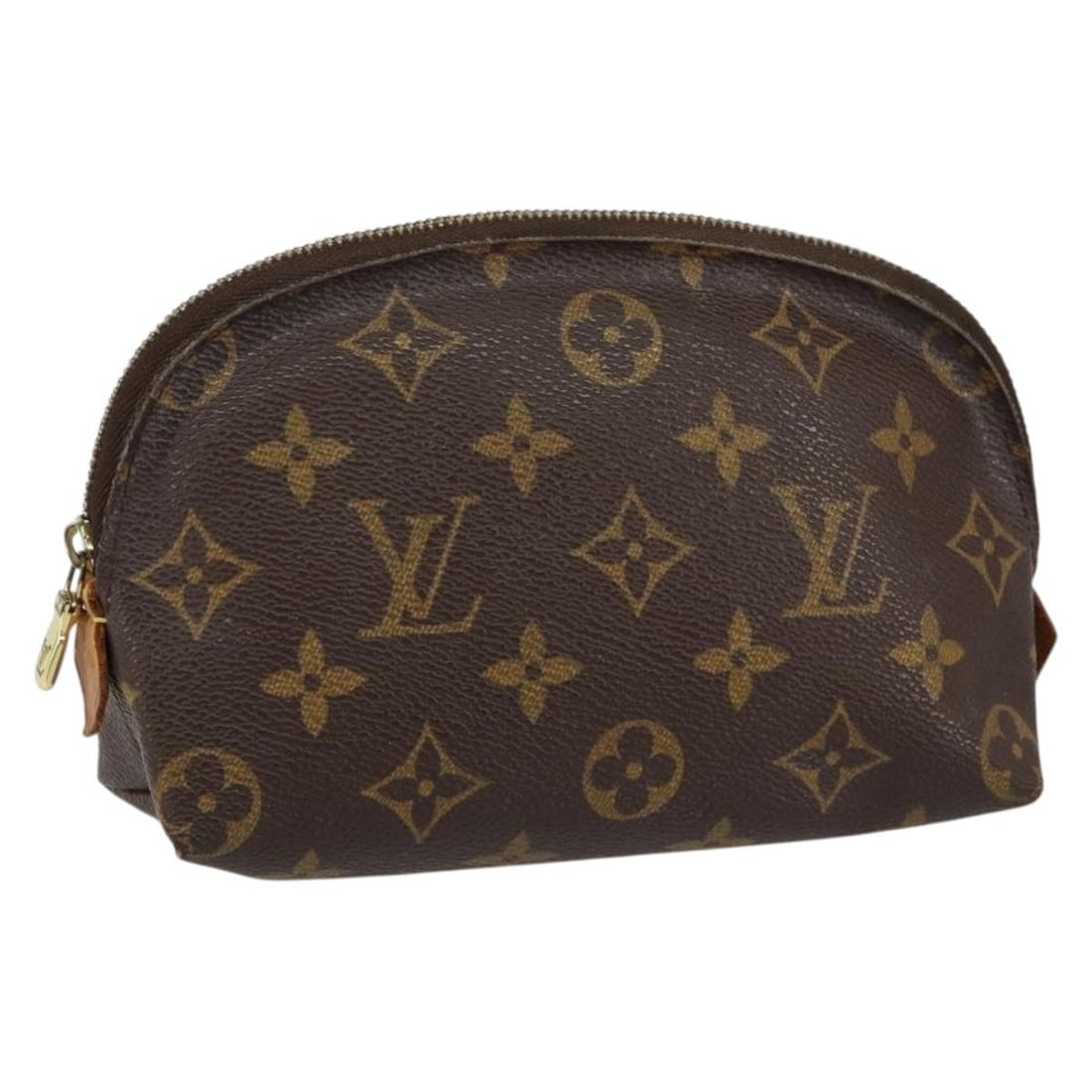 LOUIS VUITTON Monogram Cosmetic Pouch M47515 Auth Spain: LOUIS VUITTON Monogram Cosmetic Pouch M47515 Auth Spain This LOUIS VUITTON Monogram Pochette Cosmetic PM Pouch is a stylish and practical accessory for your cosmetic essentials. Crafted from durable M