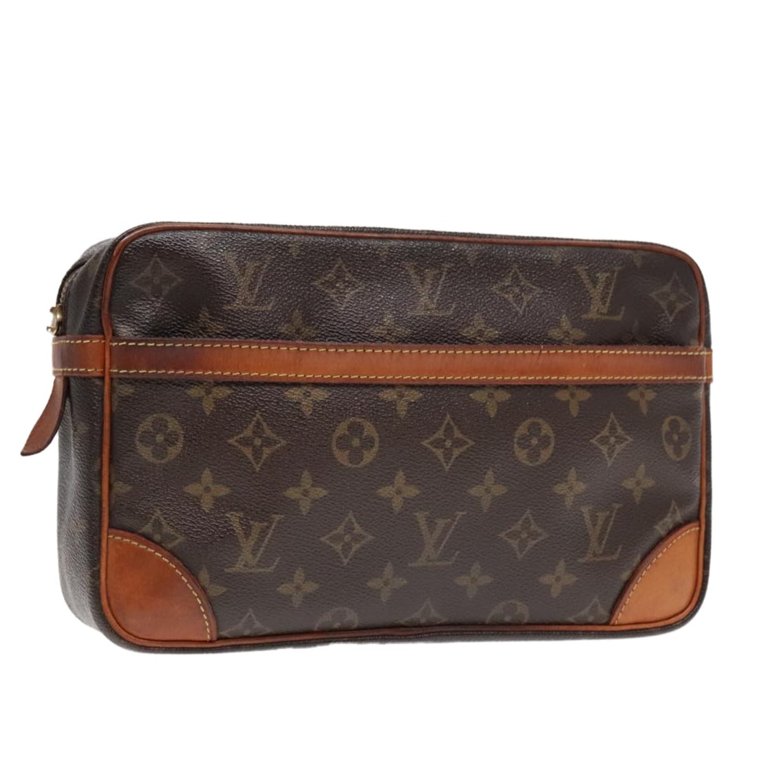 LOUIS VUITTON Monogram Compiegne 28 Clutch Bag M51845 Authentic France: LOUIS VUITTON Monogram Compiegne 28 Clutch Bag M51845 Authentic France Elevate your accessory collection with this authentic LOUIS VUITTON Monogram Compiegne 28 Clutch Bag, model M51845. Crafted from