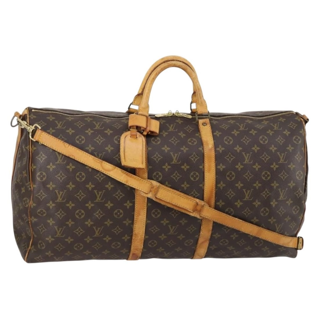 LOUIS VUITTON Monogram Keepall Bandouliere 60 Bag M41412 Auth (1 of 18)