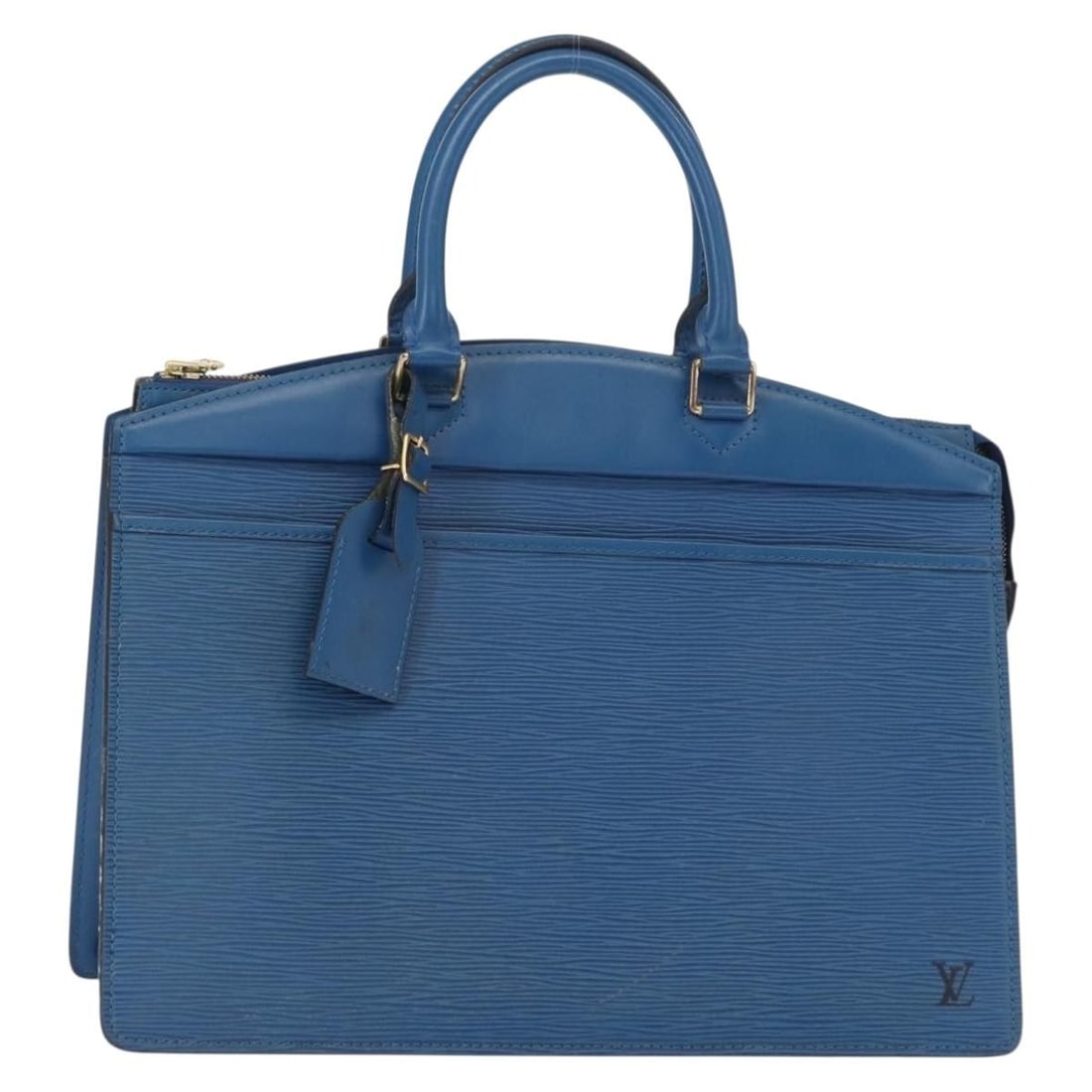 LOUIS VUITTON Epi Riviera Hand Bag Blue M48185 Auth France: LOUIS VUITTON Epi Riviera Hand Bag Blue M48185 Auth France Elevate your accessory game with this authentic LOUIS VUITTON Epi Riviera Hand Bag in a striking blue hue. Crafted in France from durable Epi