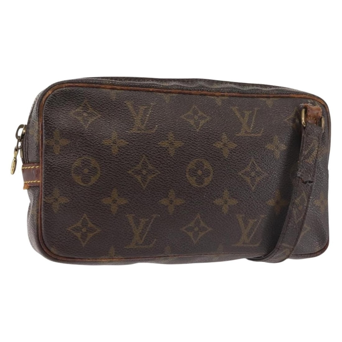 LOUIS VUITTON Monogram Marly Bandouliere Shoulder Bag M51828 Auth France: LOUIS VUITTON Monogram Marly Bandouliere Shoulder Bag M51828 Auth France This authentic LOUIS VUITTON Monogram Marly Bandouliere Shoulder Bag (Product No. M51828) showcases the brand's iconic monogram