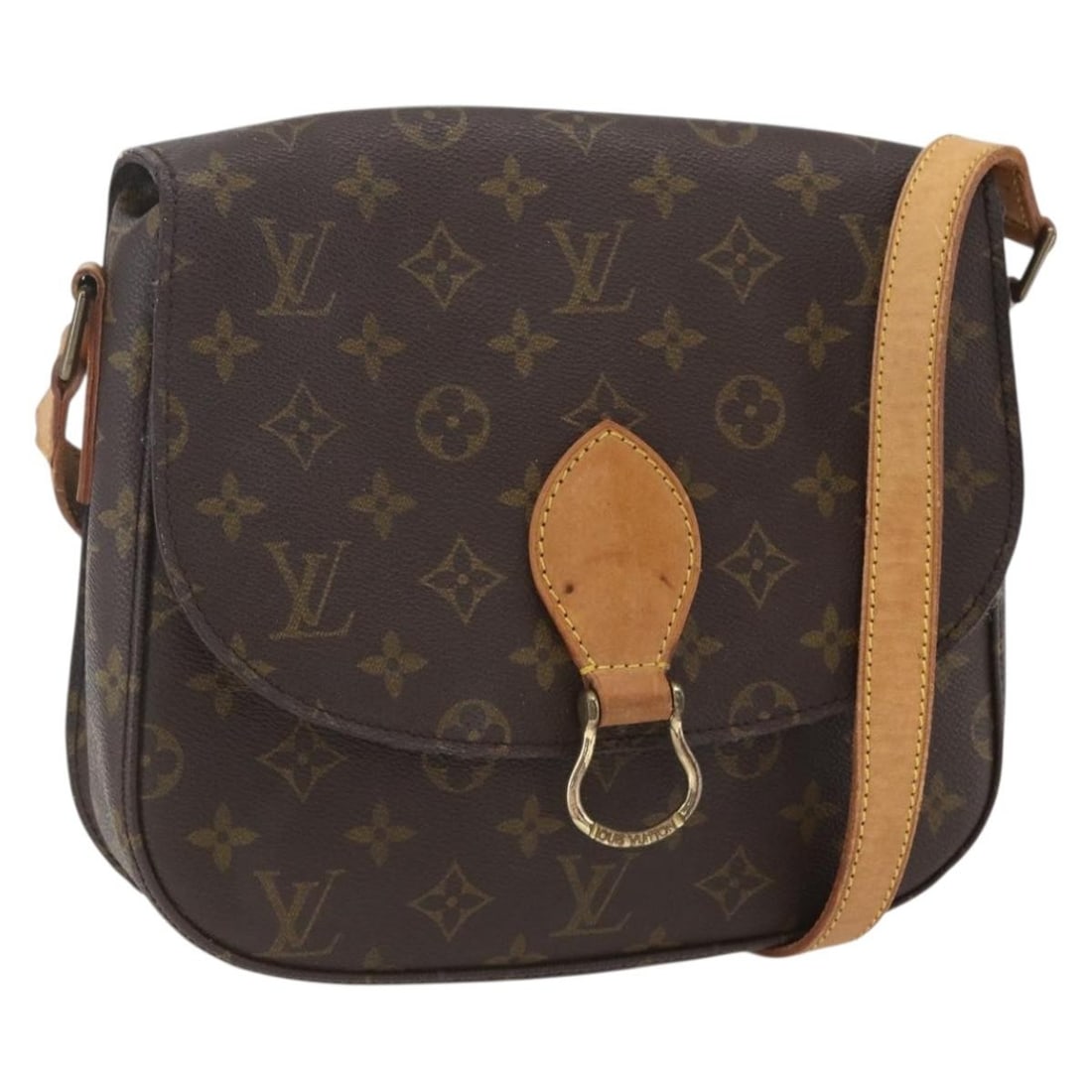 Saint Cloud GM Monogram Canvas Shoulder Bag by Louis Vuitton M51242: Saint Cloud GM Monogram Canvas Shoulder Bag by Louis Vuitton M51242 This is a Louis Vuitton Monogram Saint Cloud GM shoulder bag featuring the signature monogram canvas exterior. The bag is equipped w