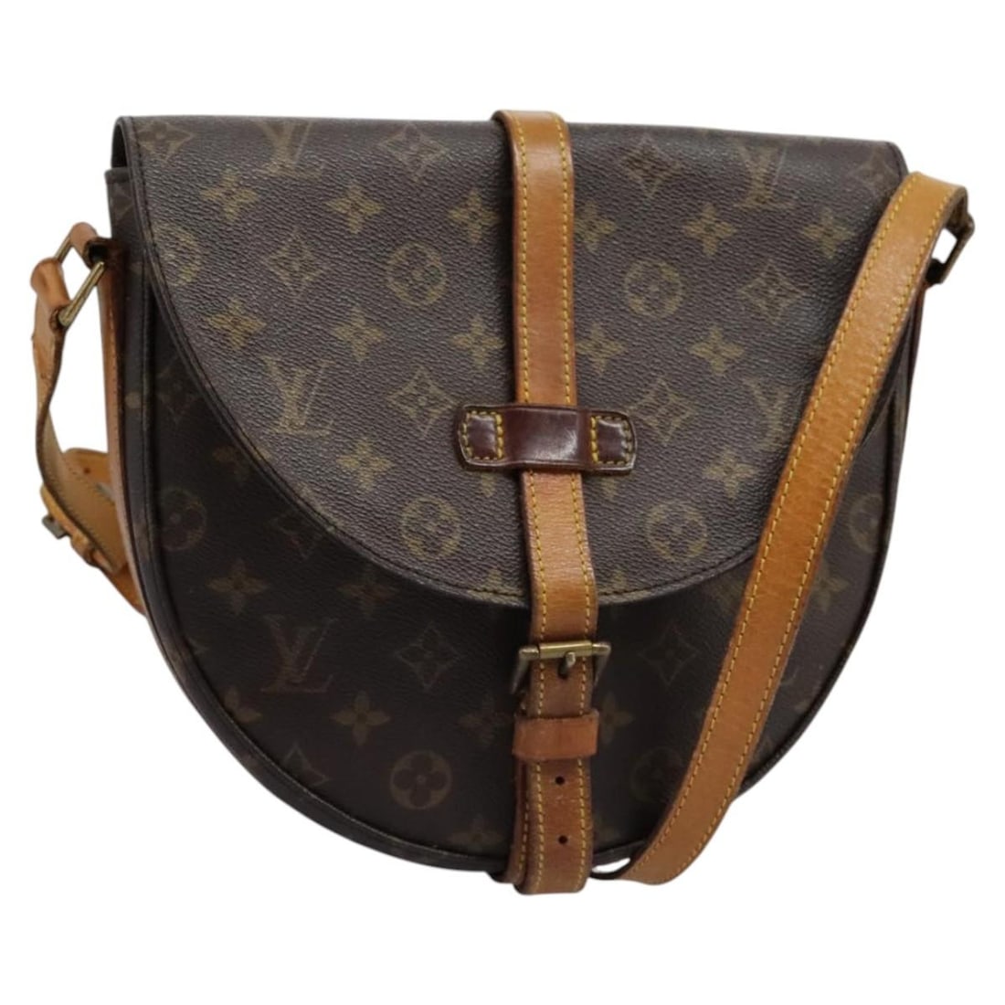 Louis Vuitton Monogram Chantilly GM Shoulder Bag M51232 France: Louis Vuitton Monogram Chantilly GM Shoulder Bag M51232 France This LOUIS VUITTON Monogram Chantilly GM Shoulder Bag is a classic accessory crafted from durable Monogram Canvas. With an elegant monogr