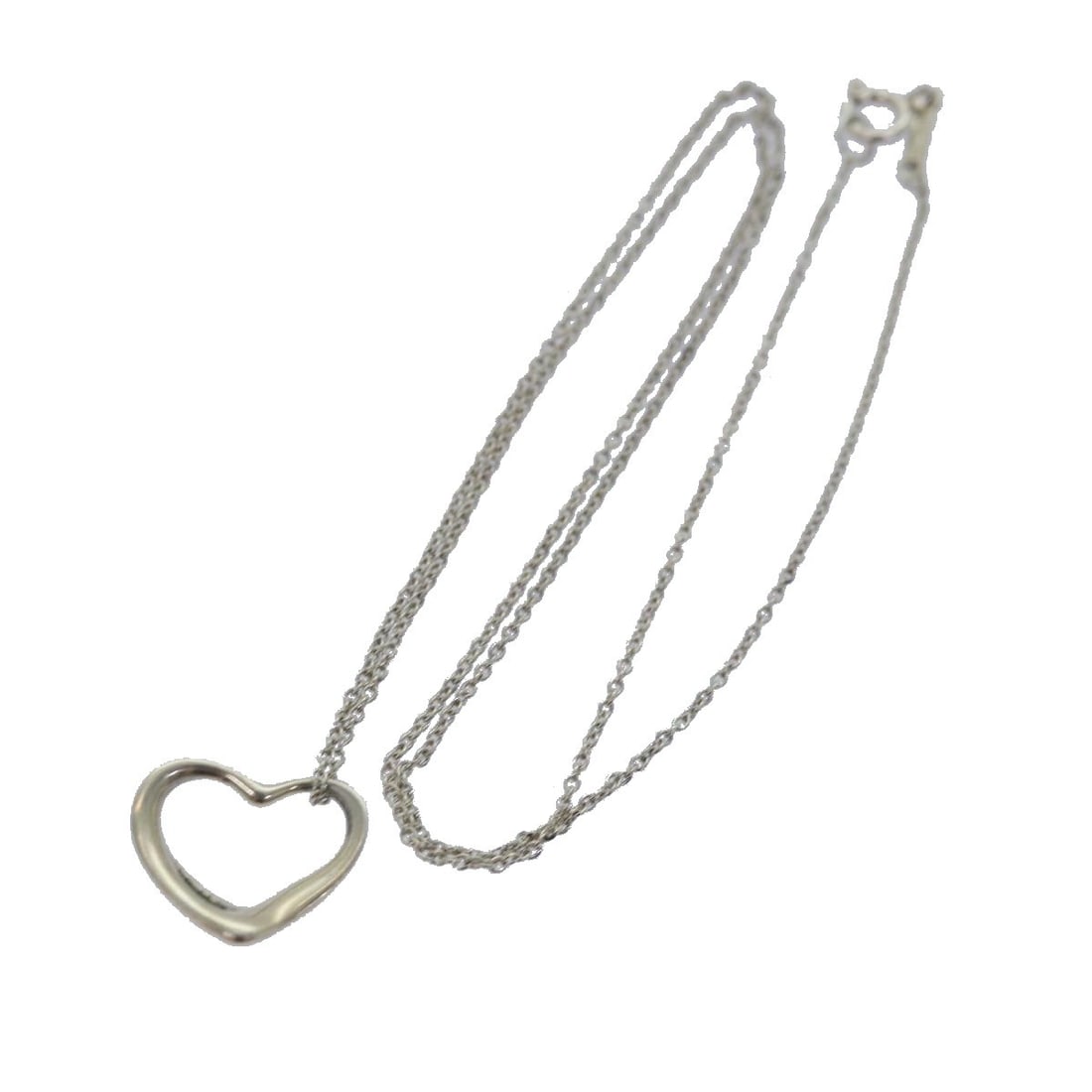 TIFFANY&Co. Silver Necklace Ag925 Authentic 16.1in: TIFFANY&Co. Silver Necklace Ag925 Authentic 16.1in This exquisite Tiffany & Co. necklace is crafted from high-quality Ag925 silver, embodying timeless elegance. With a total length of approximately 41