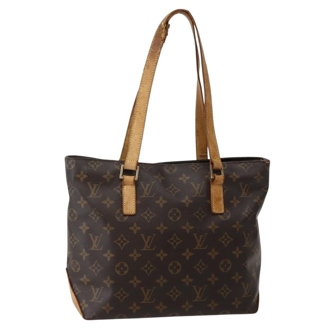 LOUIS VUITTON Monogram Cabas Piano Tote Bag M51148 Made in France: LOUIS VUITTON Monogram Cabas Piano Tote Bag M51148 Made in France Introducing the iconic LOUIS VUITTON Monogram Cabas Piano Tote Bag, a sophisticated accessory crafted from durable monogram canvas. Th