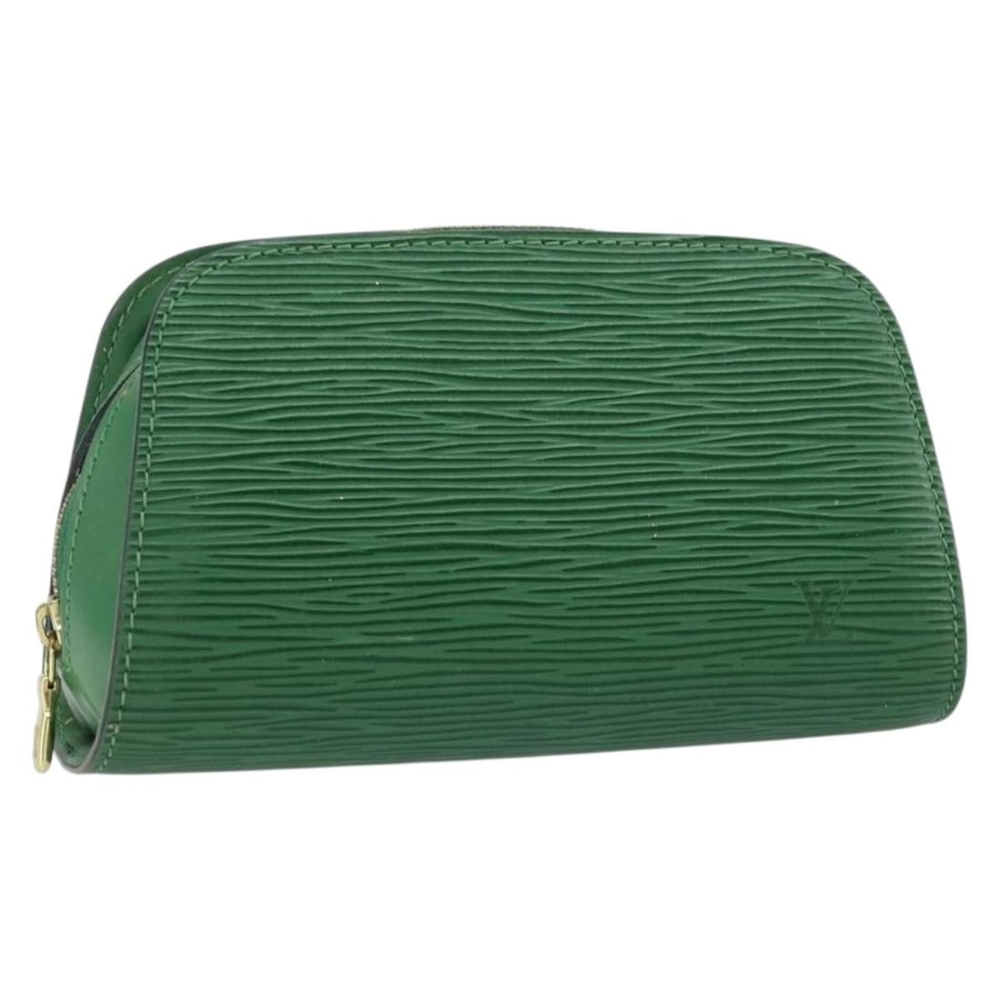 Green Epi Leather Dauphine PM Cosmetic Bag by Louis Vuitton M48444 (1 of 18)