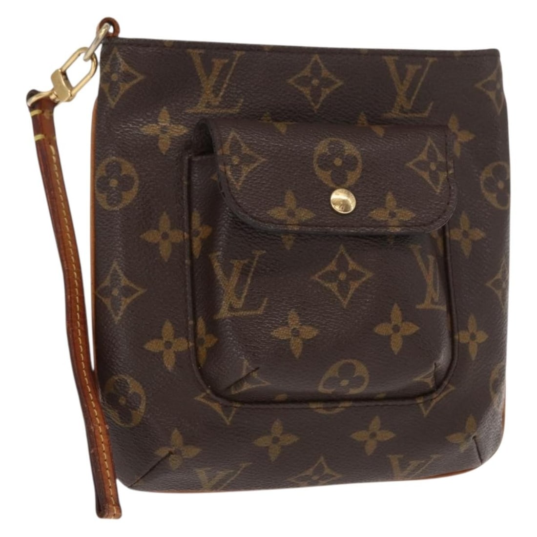 LOUIS VUITTON Monogram Canvas Partition Pouch M51901 Auth France: LOUIS VUITTON Monogram Canvas Partition Pouch M51901 Auth France This LOUIS VUITTON Monogram Partition Pouch (M51901) is a stylish accessory crafted in France from durable Monogram Canvas. The pouch f