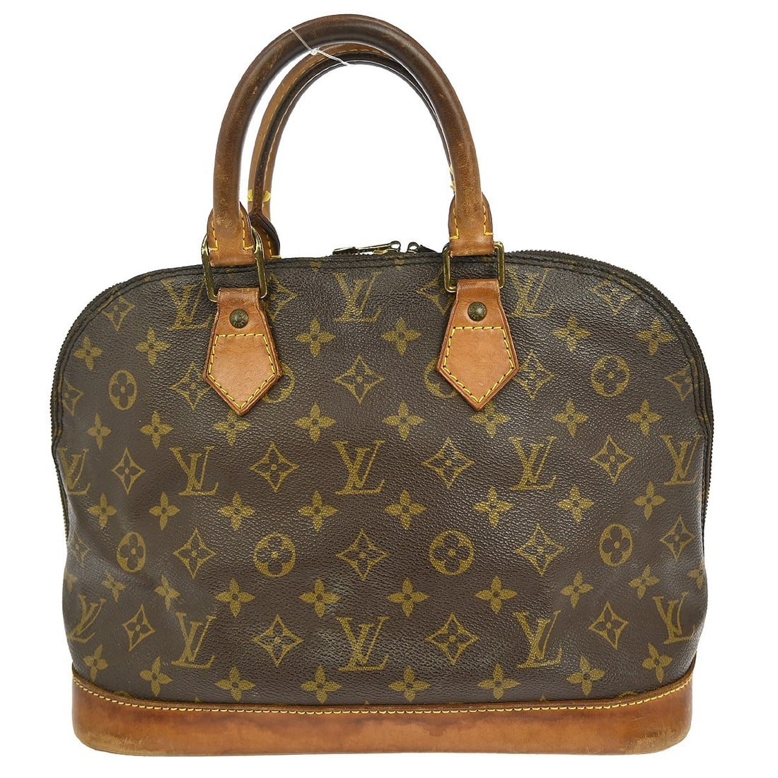 Louis Vuitton Alma Monogram Canvas Medium Vintage Top Handle Bag M51130 (1 of 10)
