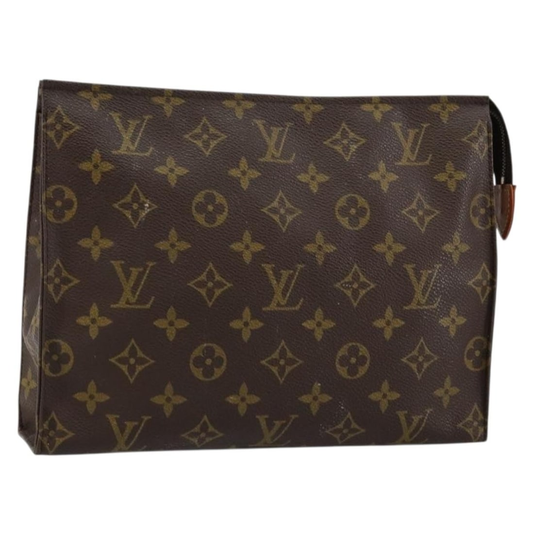 LOUIS VUITTON Monogram Poche Toilette 26 Pouch M47542 Authentic: LOUIS VUITTON Monogram Poche Toilette 26 Pouch M47542 Authentic This LOUIS VUITTON Monogram Poche Toilette 26 Pouch (Model M47542) is crafted from durable Monogram Canvas, showcasing the iconic Louis