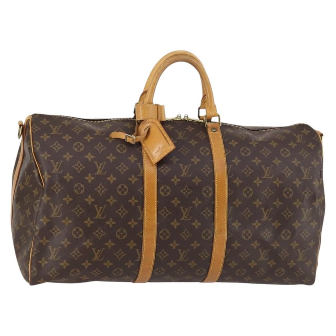 Louis Vuitton Monogram Keepall Bandouliere 55 Boston Bag M41414 Auth (1 of 18)