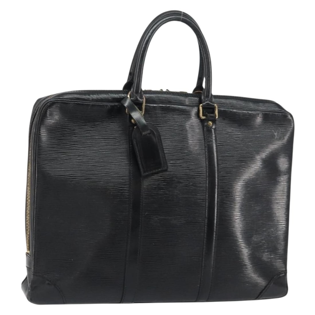 Black Epi Leather Porte Documents Voyage Business Bag Louis Vuitton M40321 France: Black Epi Leather Porte Documents Voyage Business Bag Louis Vuitton M40321 France This is a Louis Vuitton Epi Porte Documents Voyage bag in black, crafted from signature Epi leather. Designed for busi