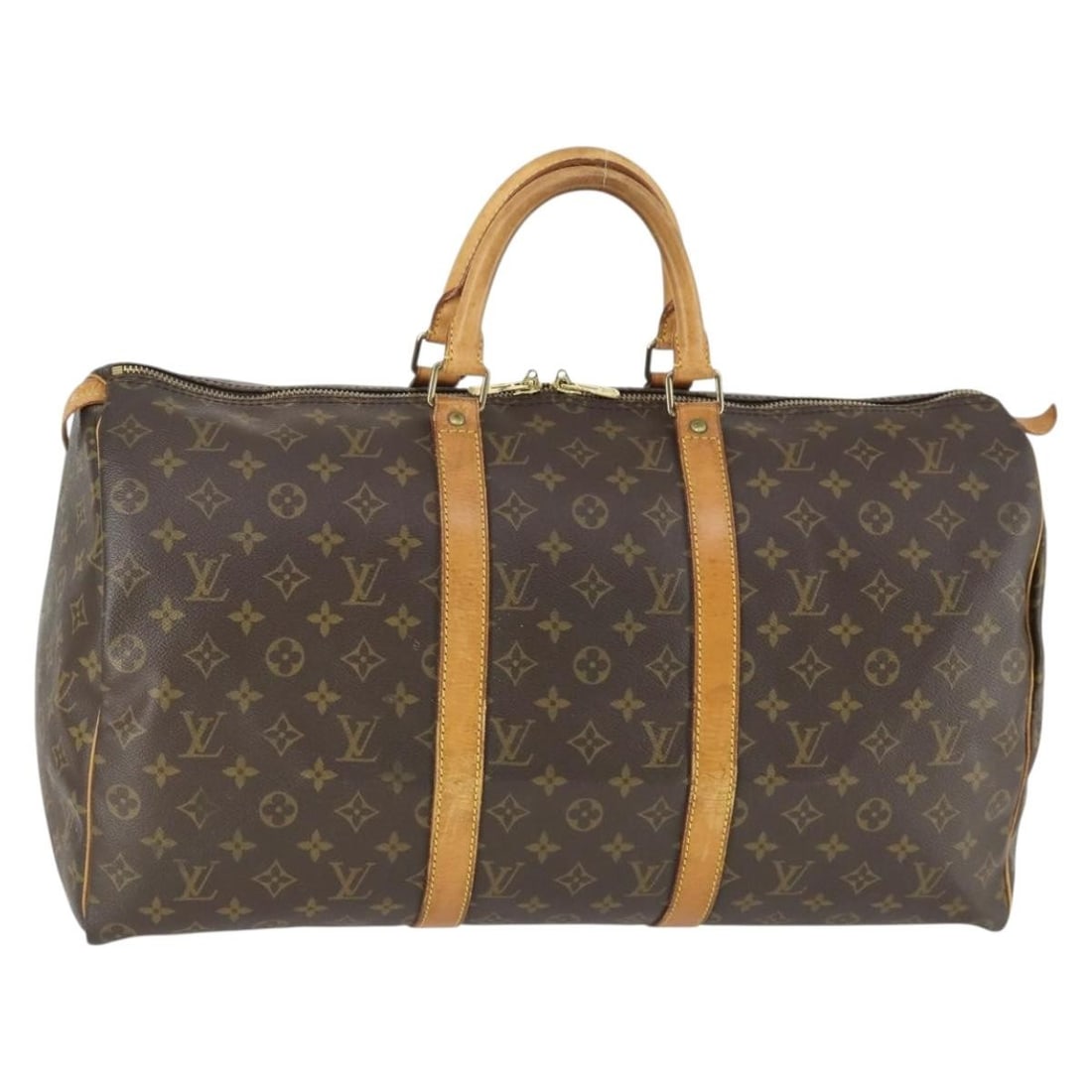 Louis Vuitton Keepall 50 Monogram Canvas Boston Travel Bag M41426: Louis Vuitton Keepall 50 Monogram Canvas Boston Travel Bag M41426 This Louis Vuitton Monogram Keepall 50 Boston Bag is crafted from signature monogram canvas and features a spacious design ideal for t