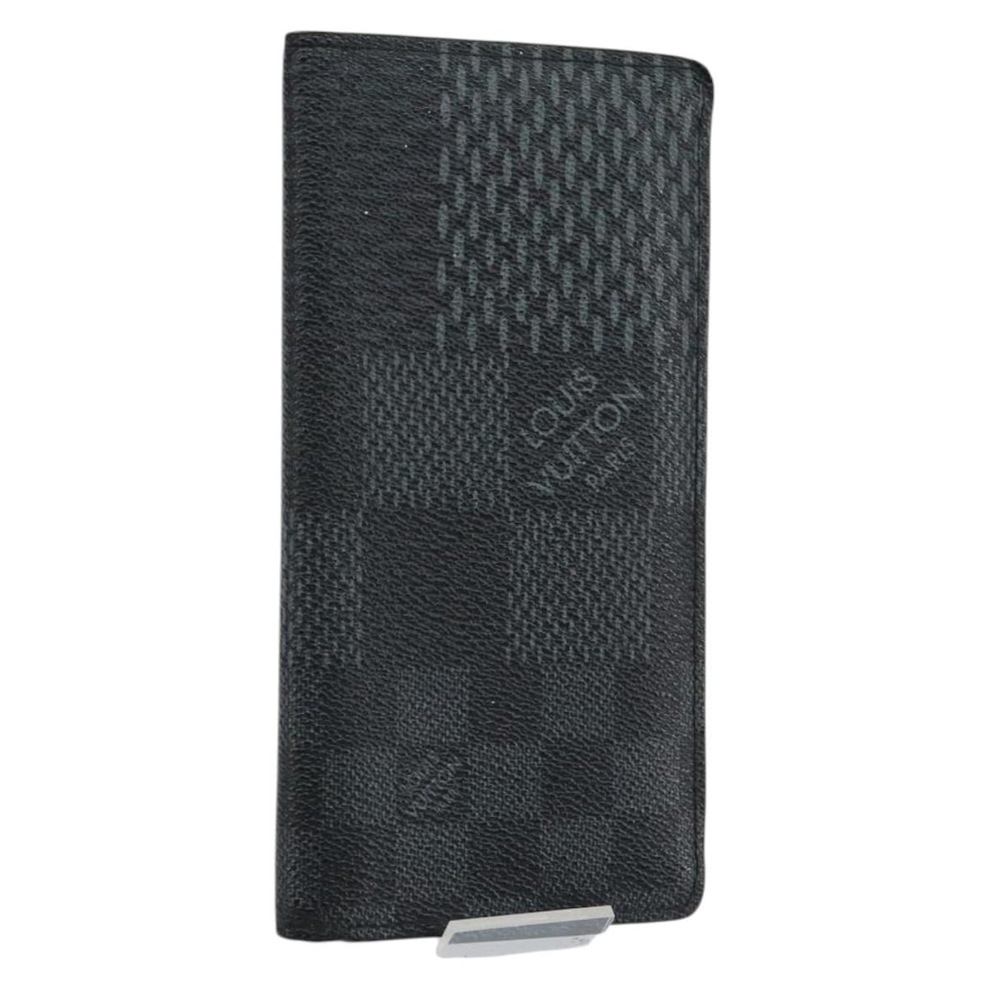 LOUIS VUITTON Damier Graphite Brazza Long Wallet N60435 Auth Spain: LOUIS VUITTON Damier Graphite Brazza Long Wallet N60435 Auth Spain Discover the elegance of the LOUIS VUITTON Damier Graphite Brazza Portefeuille NM Wallet, a long wallet crafted from premium Damier G