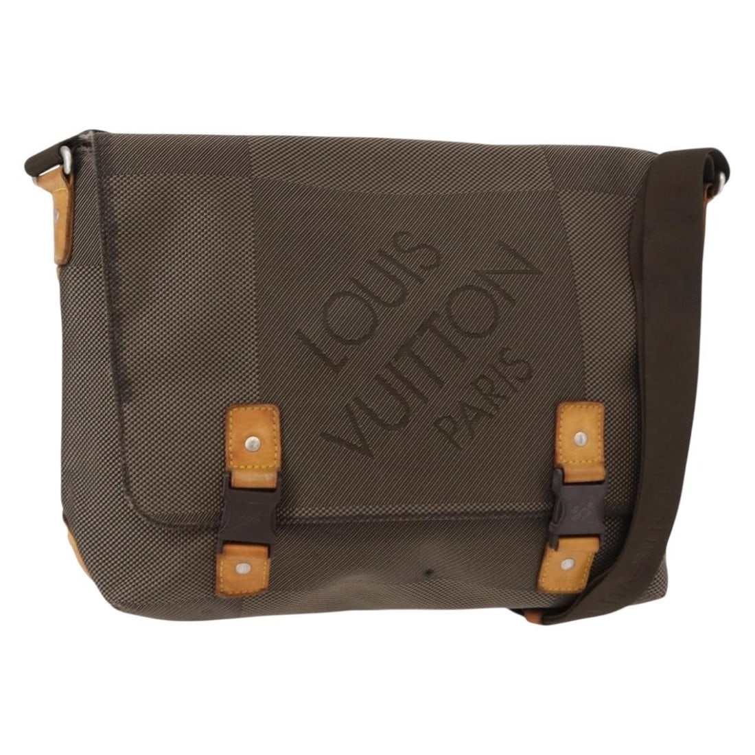 LOUIS VUITTON Damier Geant Roux Shoulder Bag M93077 Auth (1 of 18)