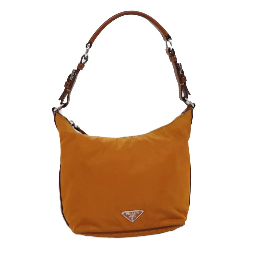 PRADA Orange Nylon Shoulder Bag Made in Italy (1 of 18)