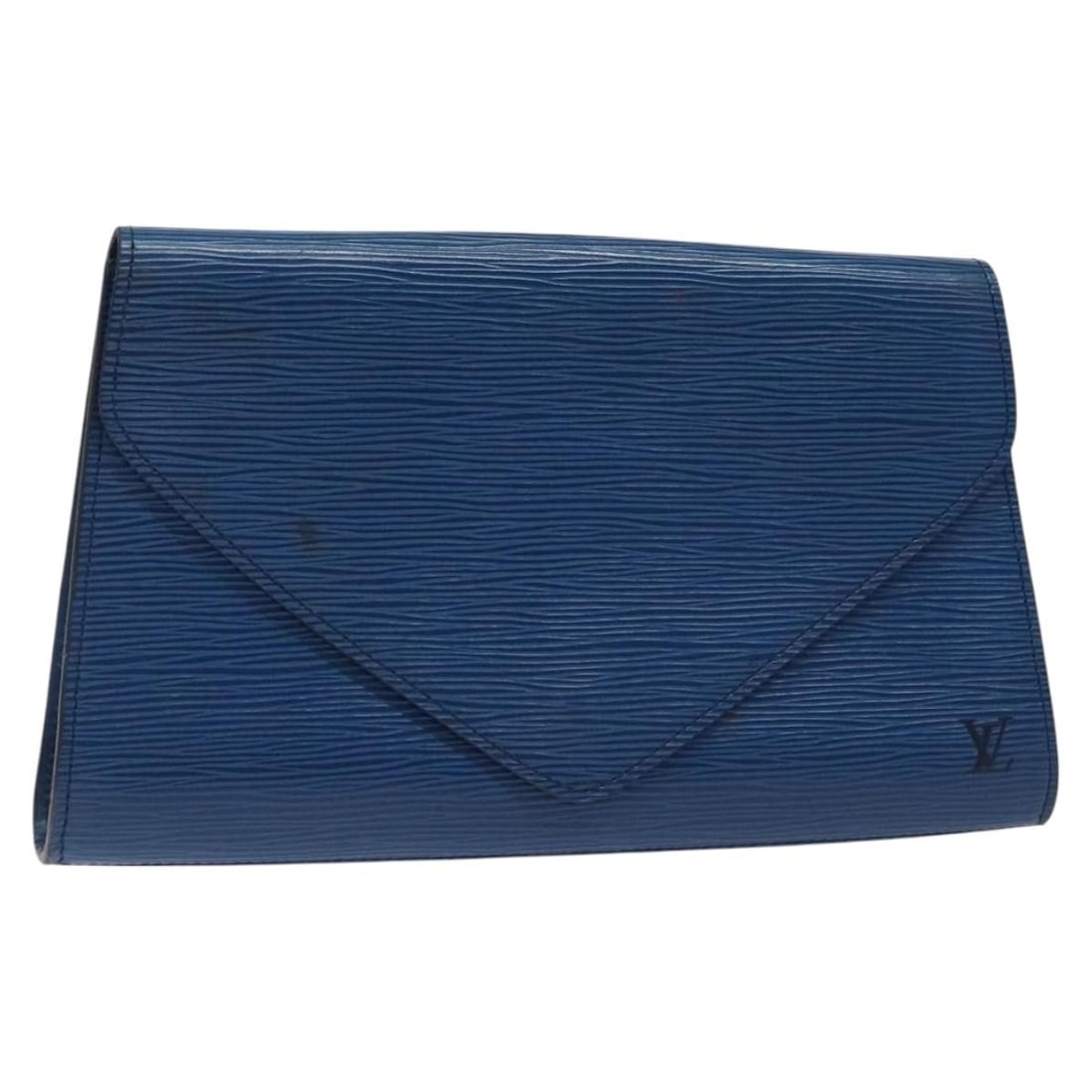 Louis Vuitton Epi Art Deco Clutch Bag Blue M52635 Auth France (1 of 18)