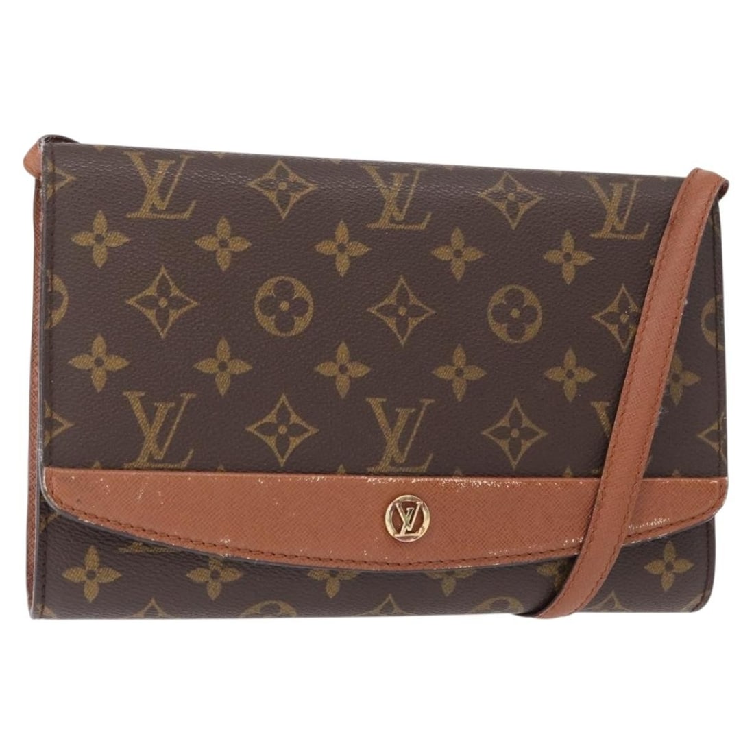 LOUIS VUITTON Monogram Bordeaux Shoulder Bag M51798 Auth France (1 of 18)