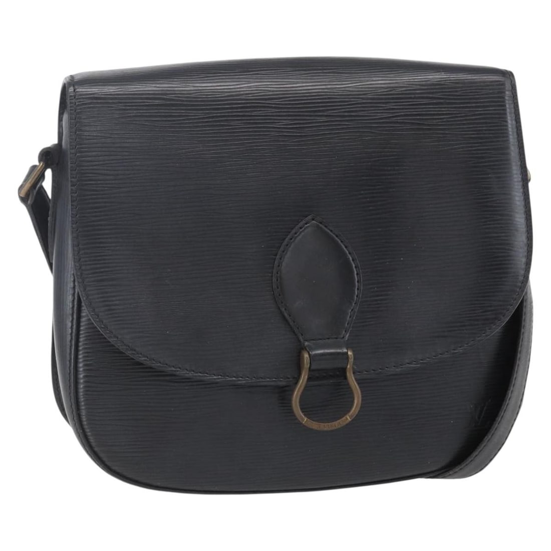 LOUIS VUITTON Epi Saint Cloud GM Black Shoulder Bag M52192 (1 of 18)