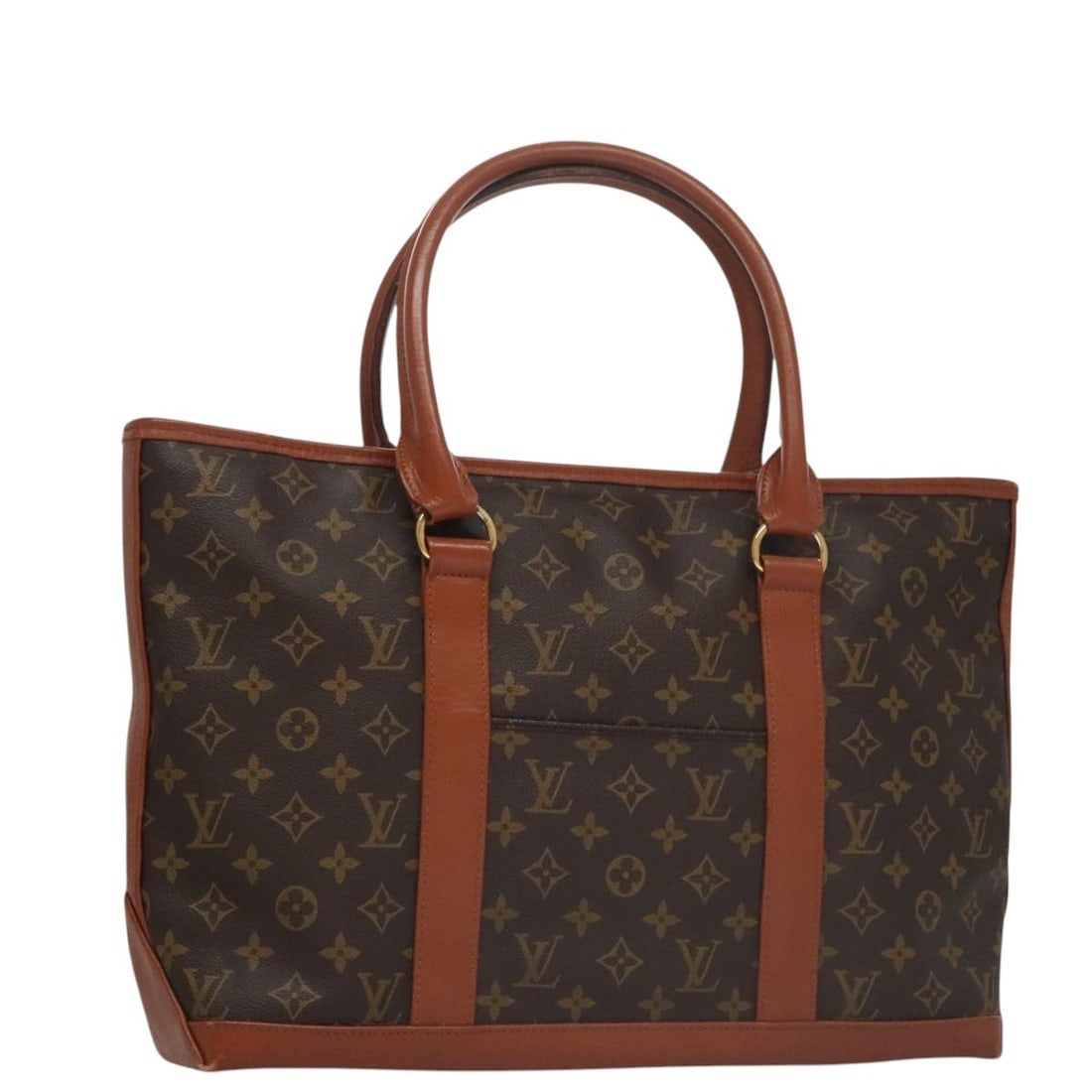 LOUIS VUITTON Monogram Sac Weekend PM Tote Bag M42425 Made in France: LOUIS VUITTON Monogram Sac Weekend PM Tote Bag M42425 Made in France This authentic LOUIS VUITTON Monogram Sac Weekend PM Tote Bag is a stylish and functional accessory, perfect for your daily needs.
