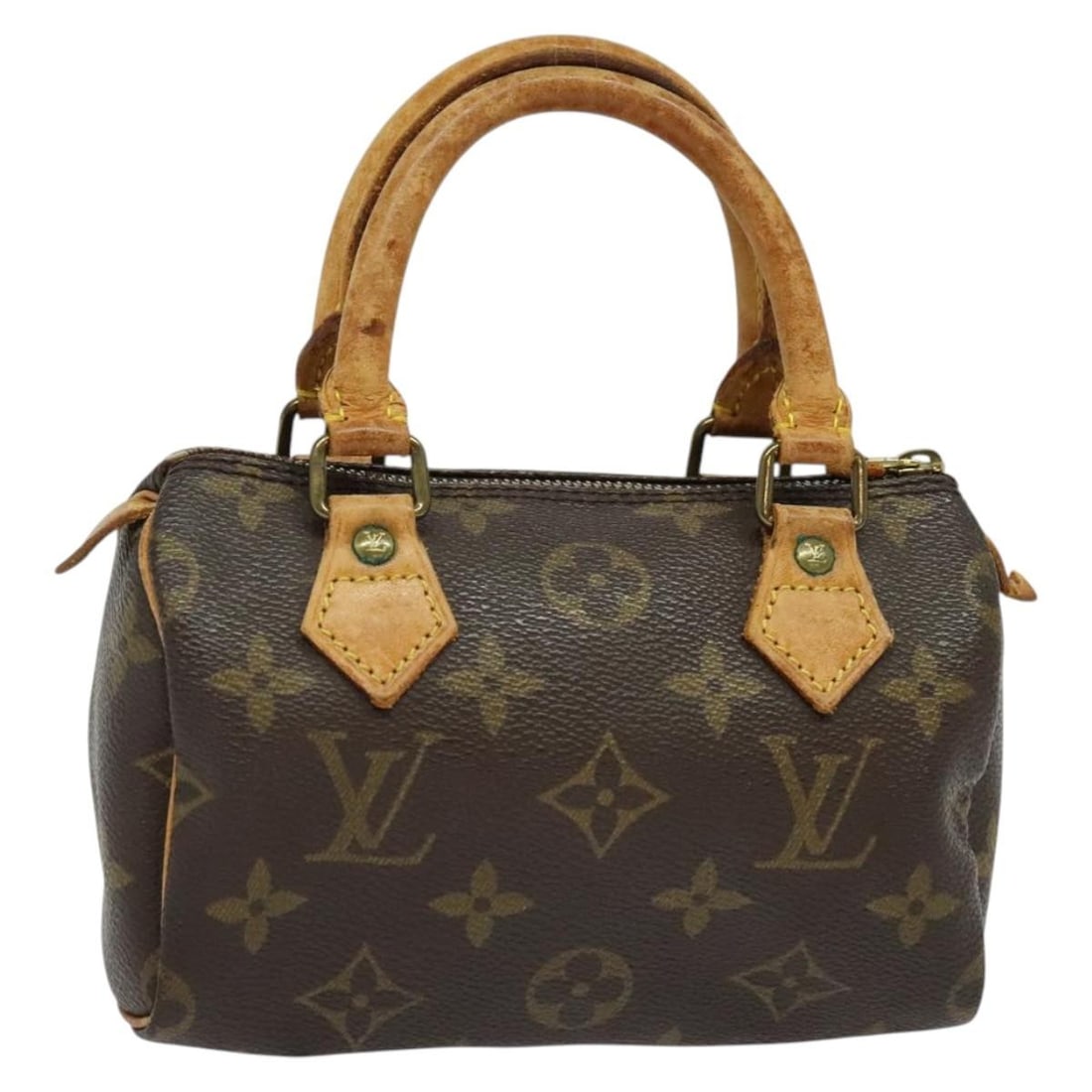 LOUIS VUITTON Monogram Mini Speedy Hand Bag M41534 Auth France: LOUIS VUITTON Monogram Mini Speedy Hand Bag M41534 Auth France This authentic LOUIS VUITTON Monogram Mini Speedy Hand Bag (Model M41534) showcases the iconic monogram canvas in a compact design. Made