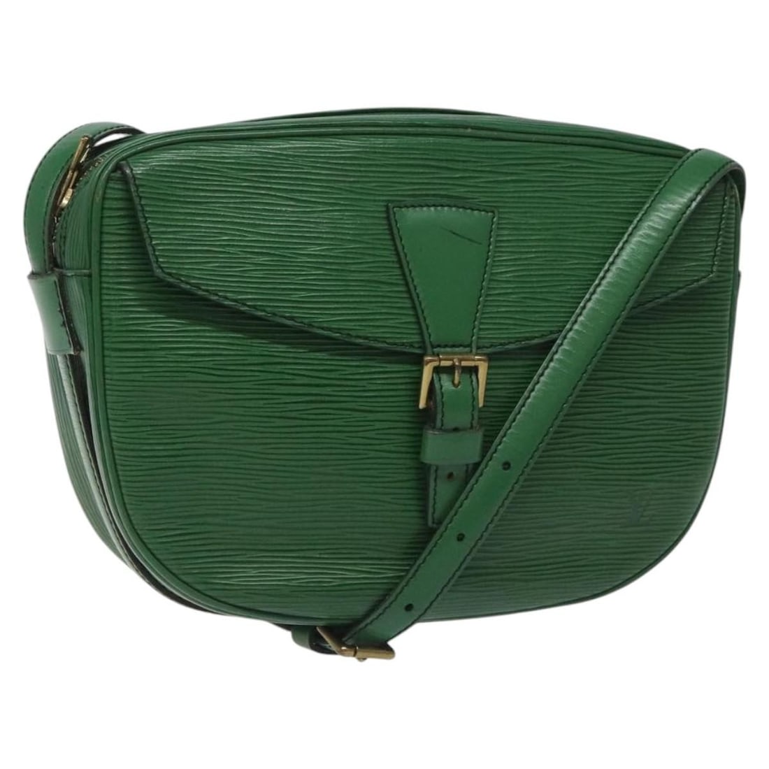 LOUIS VUITTON Epi Jeune Fille MM Green Shoulder Bag M52154 (1 of 18)