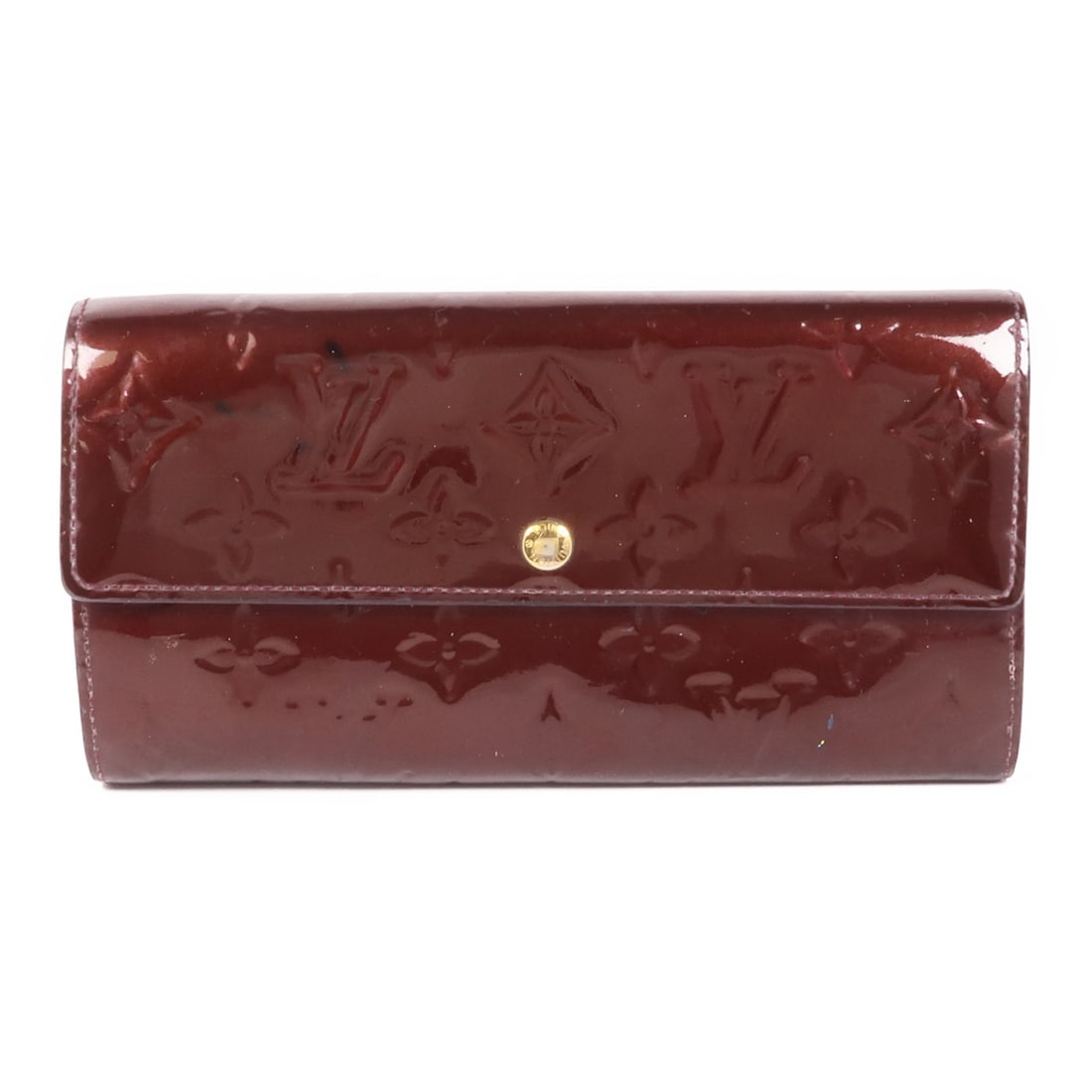 LOUIS VUITTON Portefeuille Sarah Wallet M91521 Red Patent Leather (1 of 17)