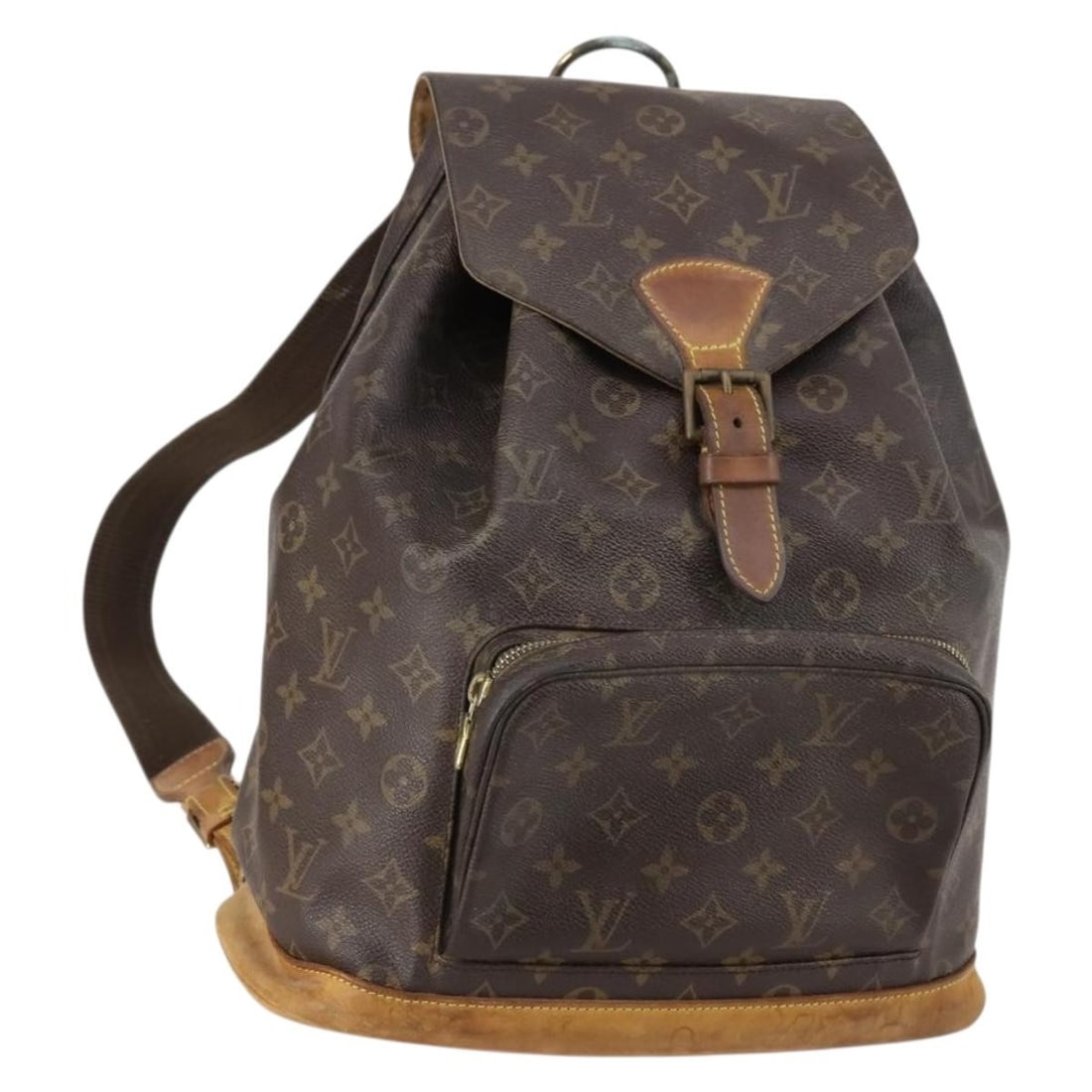 LOUIS VUITTON Monogram Montsouris GM Backpack M51135 Auth France (1 of 18)