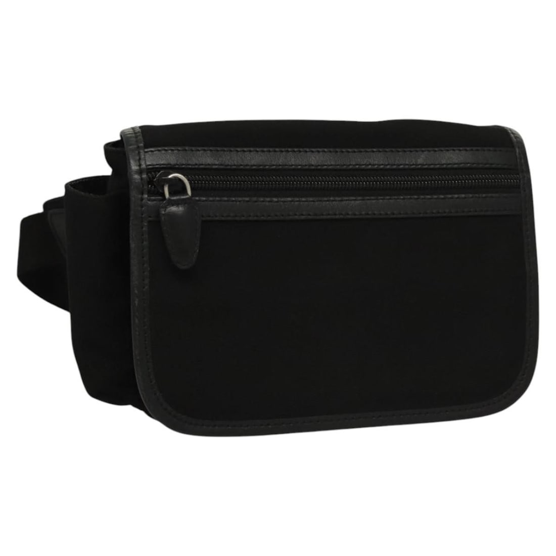 Authentic BALLY Black Silver Canvas Waist Bag Made in Italy: Authentic BALLY Black Silver Canvas Waist Bag Made in Italy This stylish waist bag from BALLY is crafted from durable canvas in a chic black and silver colorway. Originating from Italy, this bag combi