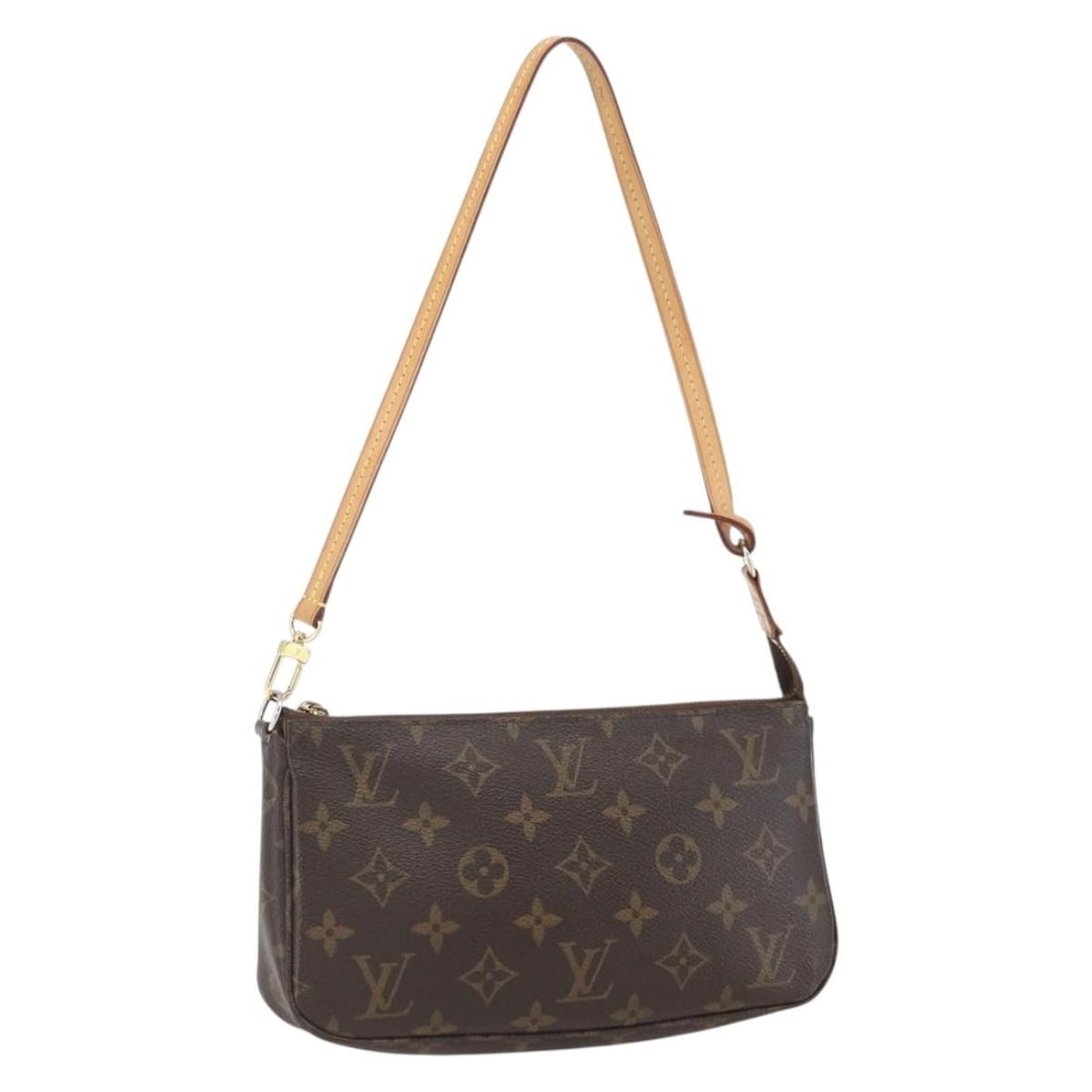Monogram Canvas Pochette Accessoires Pouch by Louis Vuitton M51980: Monogram Canvas Pochette Accessoires Pouch by Louis Vuitton M51980 This Louis Vuitton Monogram Pochette Accessoires pouch features the classic monogram canvas exterior in a compact and versatile desig