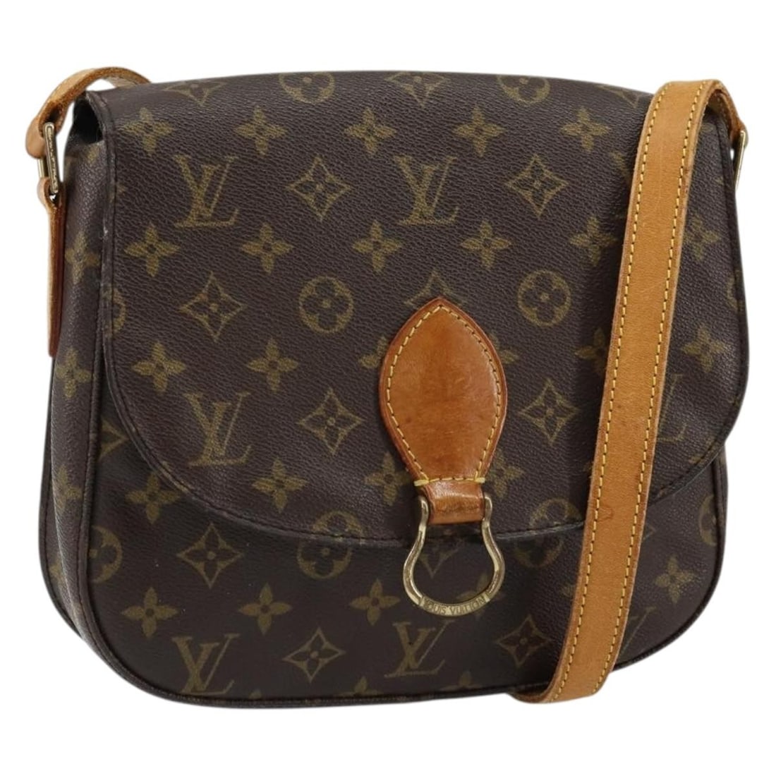 LOUIS VUITTON Monogram Saint Cloud GM Shoulder Bag M51242 Auth: LOUIS VUITTON Monogram Saint Cloud GM Shoulder Bag M51242 Auth Introducing the LOUIS VUITTON Monogram Saint Cloud GM Shoulder Bag, a stylish accessory that combines timeless design with practicality.
