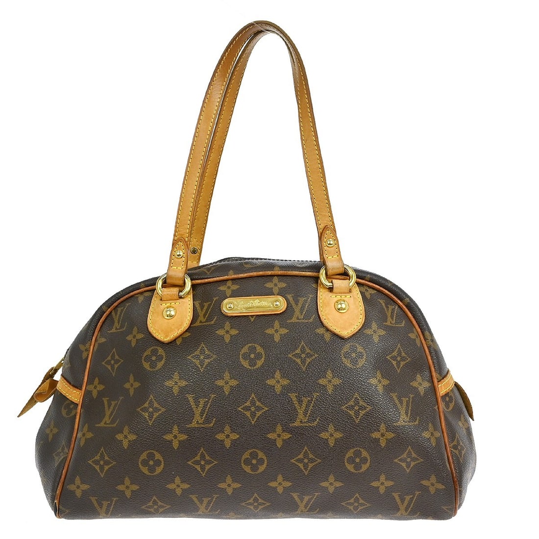 Louis Vuitton Montorgueil PM Monogram Canvas Medium Tote Bag M95565: Louis Vuitton Montorgueil PM Monogram Canvas Medium Tote Bag M95565 The Louis Vuitton Montorgueil PM handbag features the brand's iconic monogram canvas with leather trim and double beige leather hand
