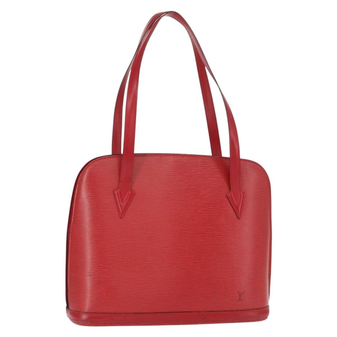 LOUIS VUITTON Epi Lussac Red Shoulder Bag M52287 France Auth: LOUIS VUITTON Epi Lussac Red Shoulder Bag M52287 France Auth This authentic Louis Vuitton Epi Lussac Shoulder Bag is a stylish addition to any collection. Crafted from high-quality Epi leather in a vi