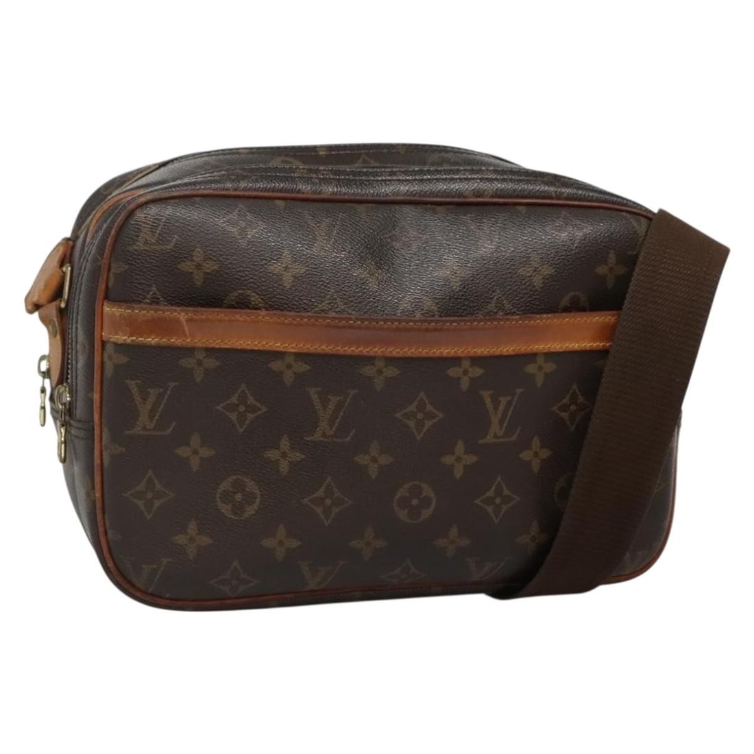 LOUIS VUITTON Monogram Reporter PM Shoulder Bag M45254 France Auth: LOUIS VUITTON Monogram Reporter PM Shoulder Bag M45254 France Auth This authentic LOUIS VUITTON Monogram Reporter PM Shoulder Bag is both stylish and functional. Crafted from durable Monogram Canvas,